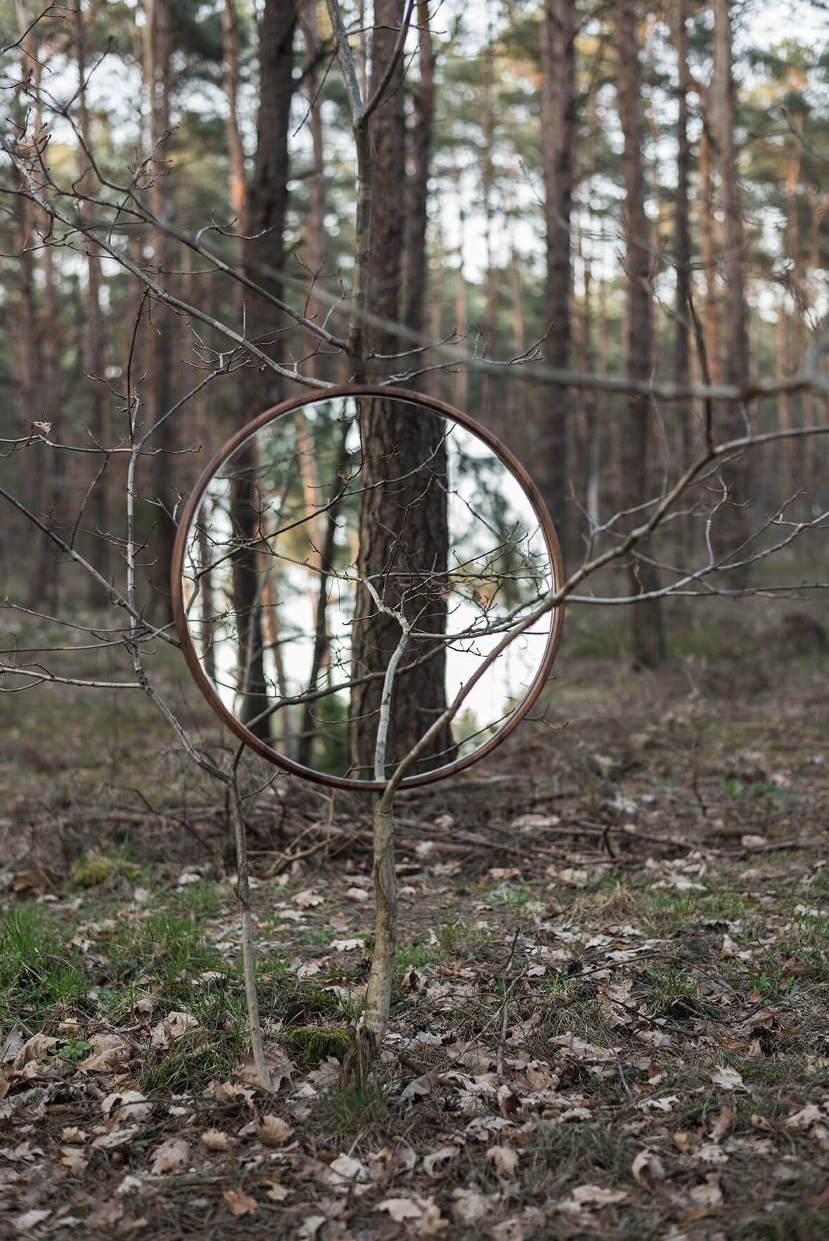 Lustro DYSK 2 Walnuss