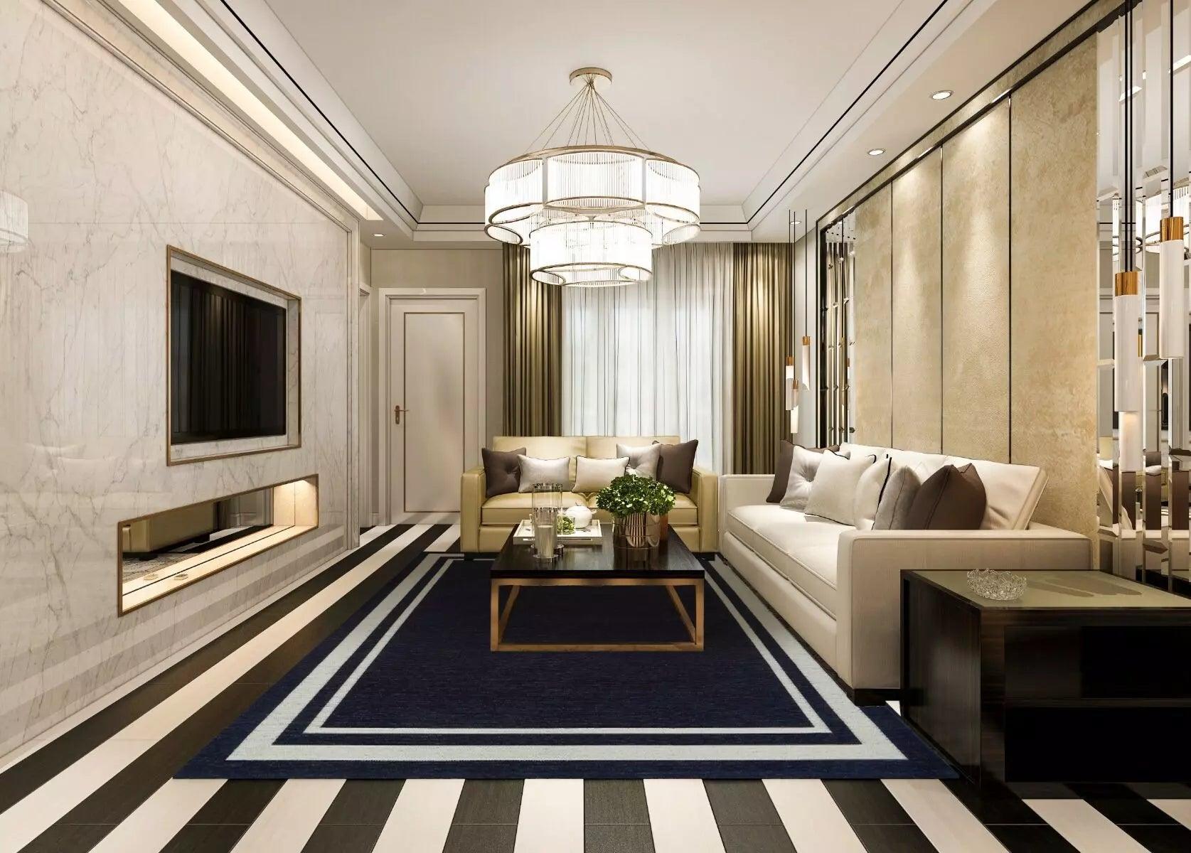 Dywan ALTO ciemnoniebieski Carpet Decor Eye on Design