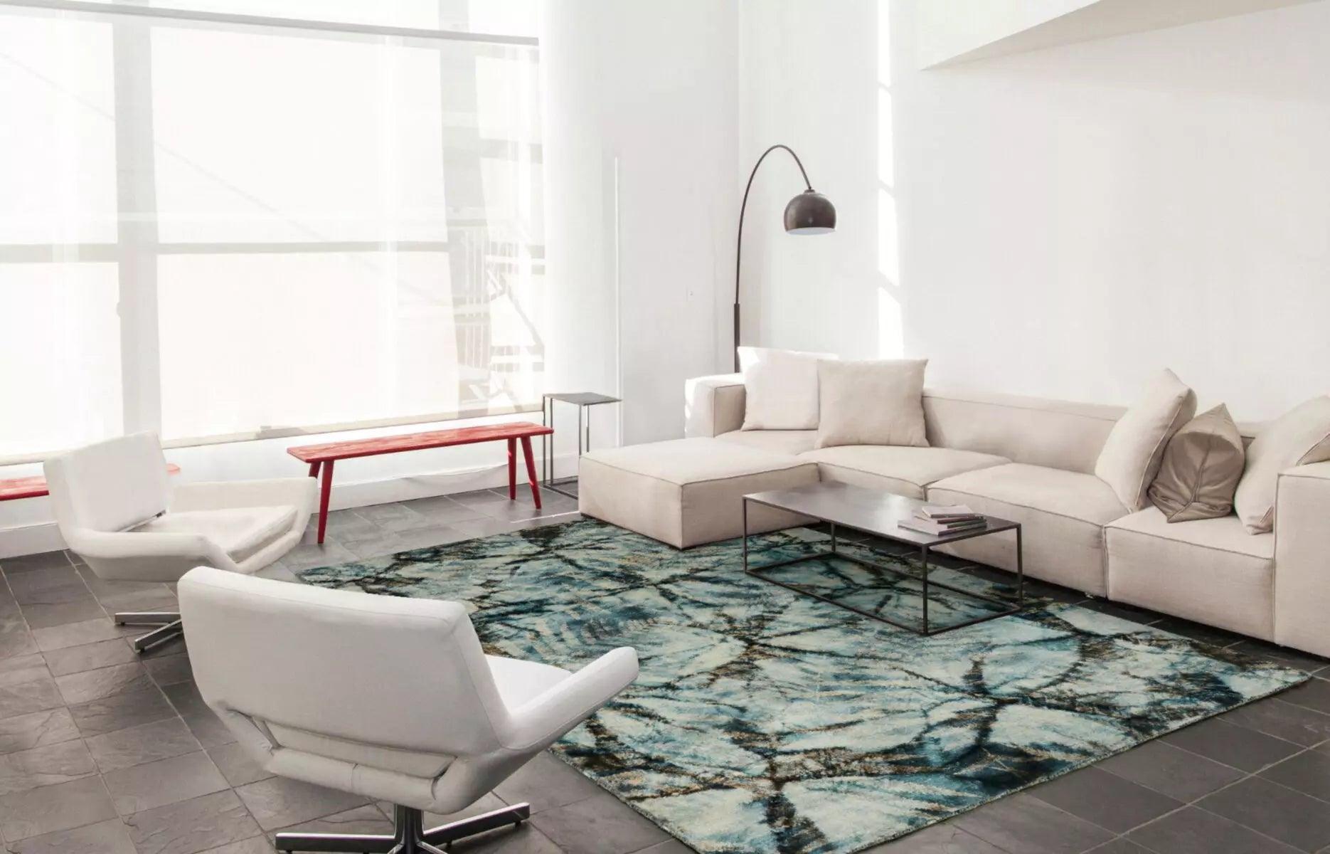 Dywan FERNO AQUA GOLD Carpet Decor Eye on Design