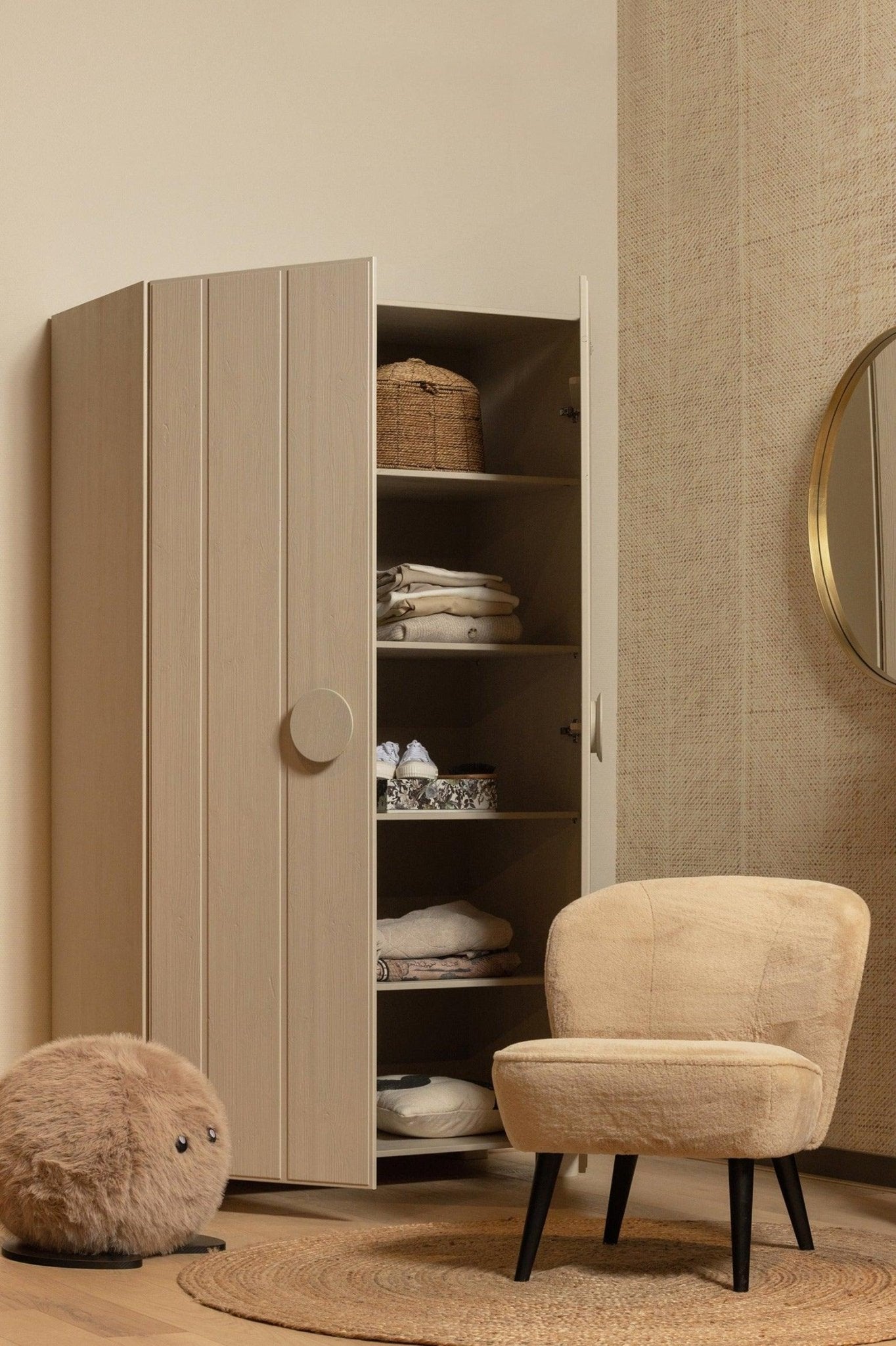 Dywan okrągły ROSS juta Woood Eye on Design