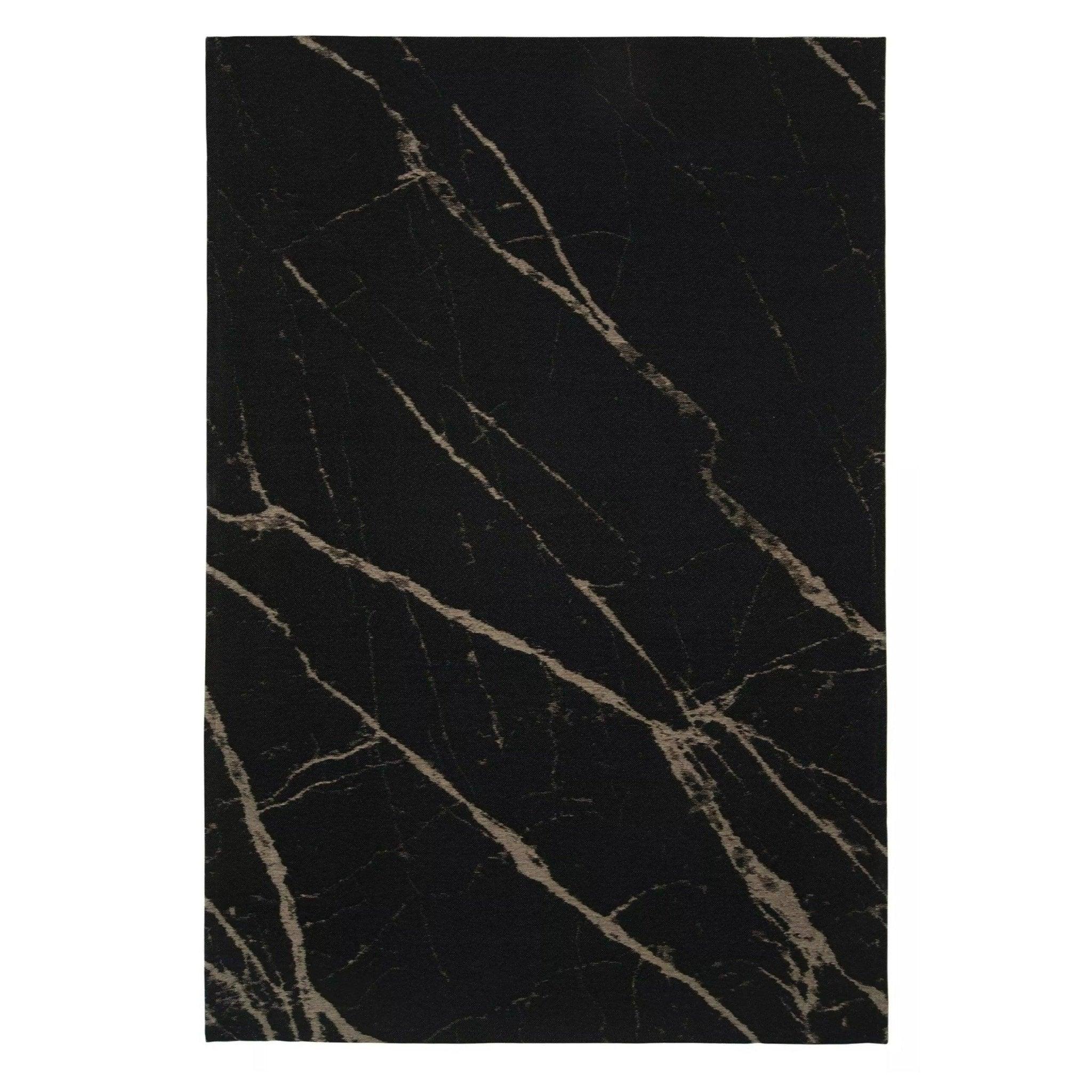 Dywan PIETRA czarny z miodowym wykończeniem Carpet Decor Eye on Design