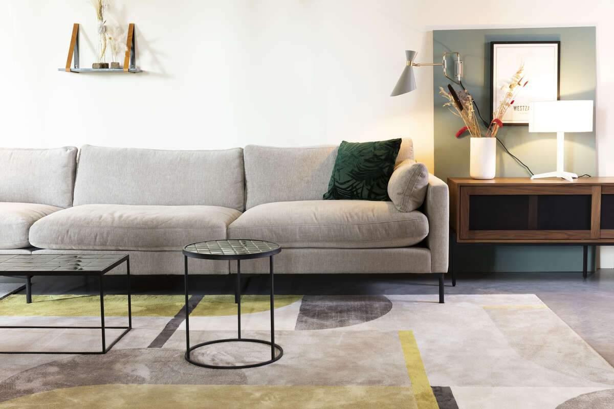 Dywan prostokątny HILTON żółty - 160 x 230 cm Zuiver Eye on Design