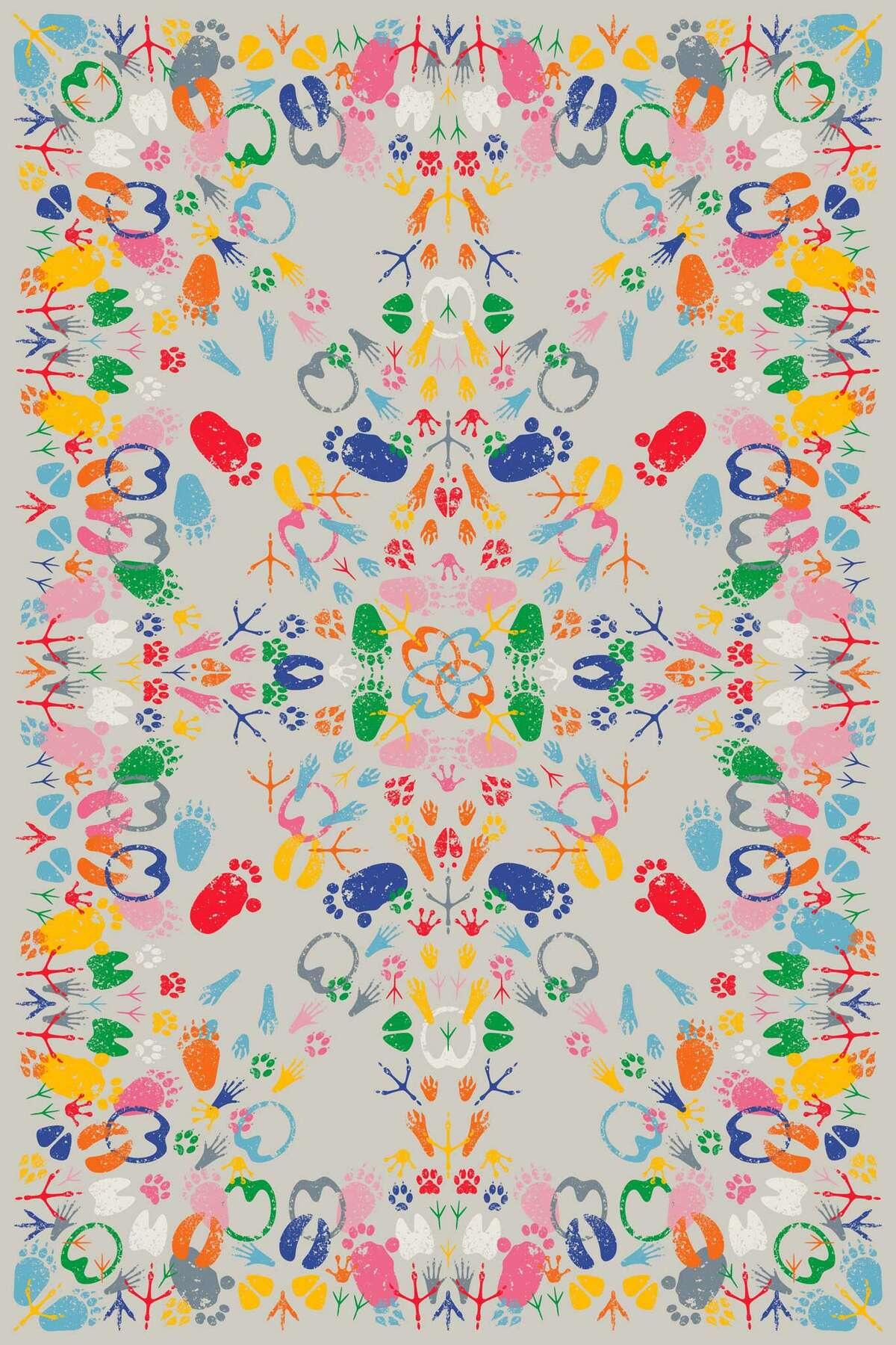 Dywan prostokątny LET'S DANCE beżowy Qeeboo Eye on Design