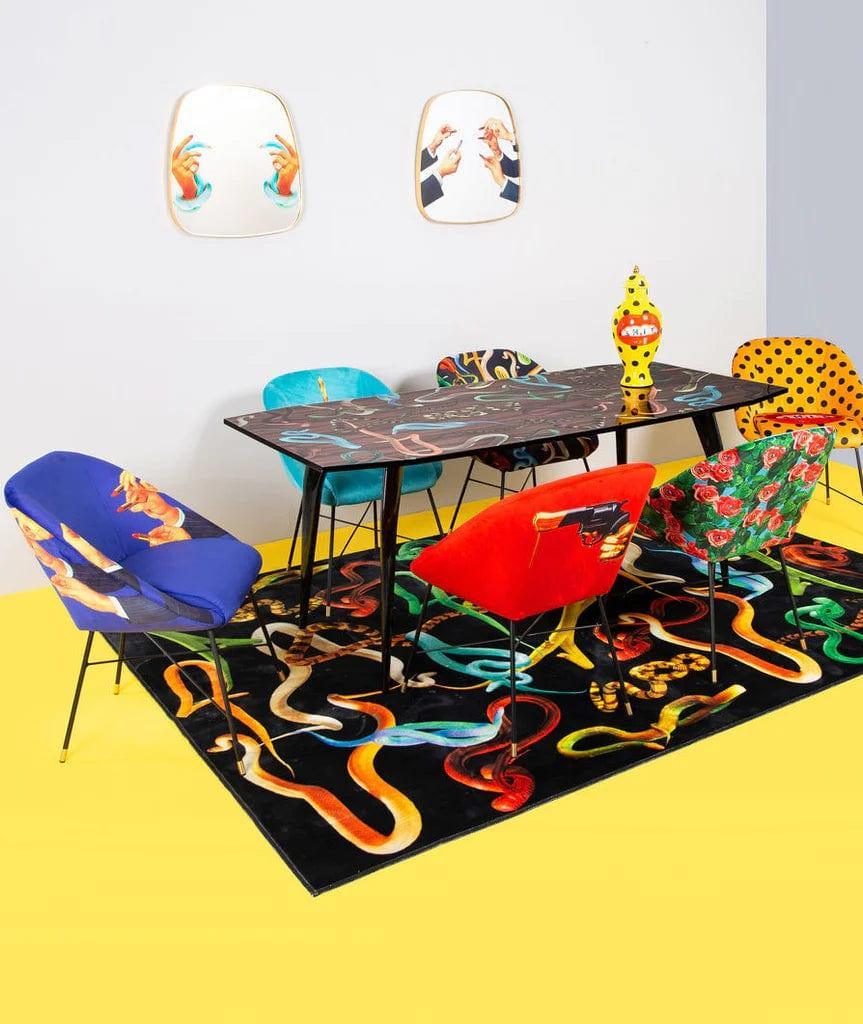 Dywan RECTANGULAR SNAKES Seletti Eye on Design
