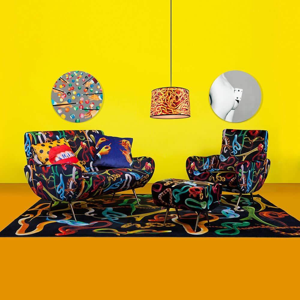 Dywan RECTANGULAR SNAKES Seletti Eye on Design