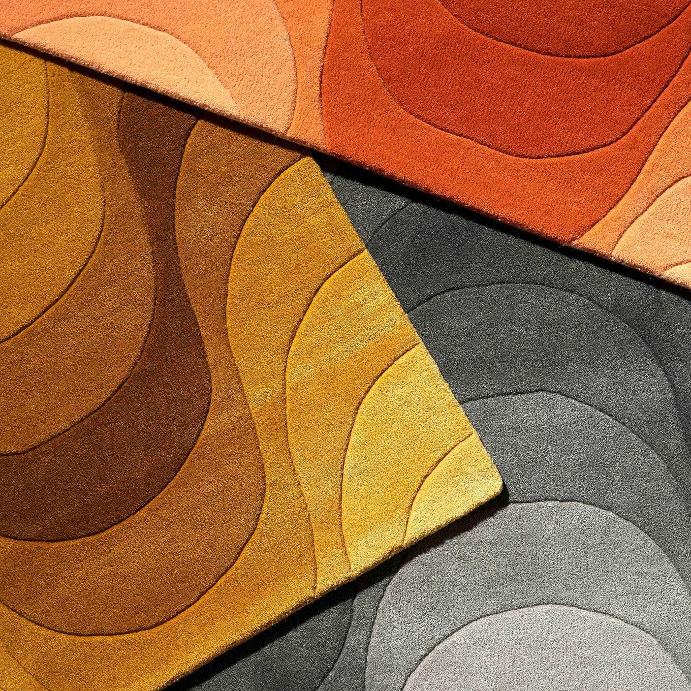 Dywan WAVE RUG karmelowy Verpan Eye on Design