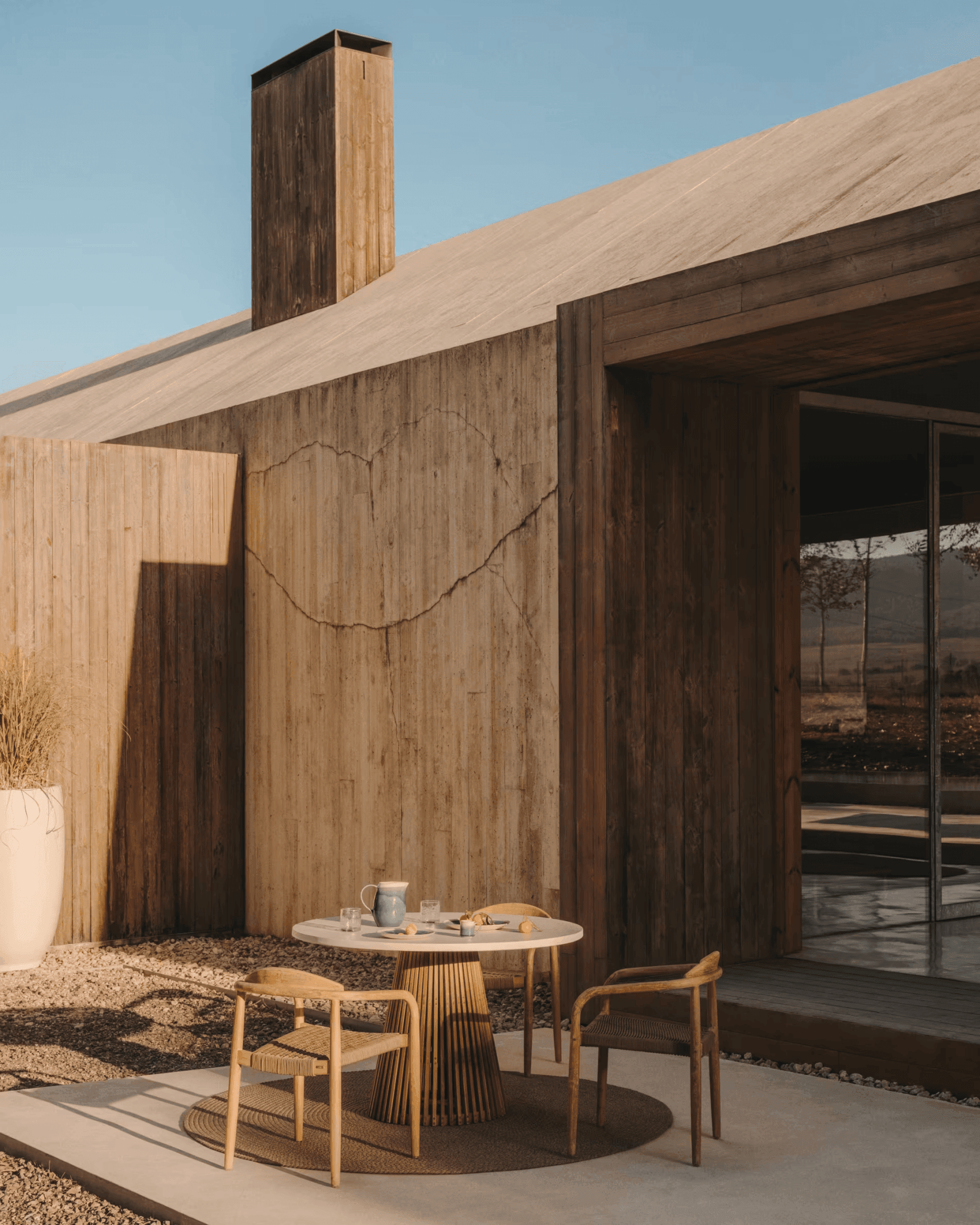 Dywan okrągły zewnętrzny DESPAS beżowy – Kave Home