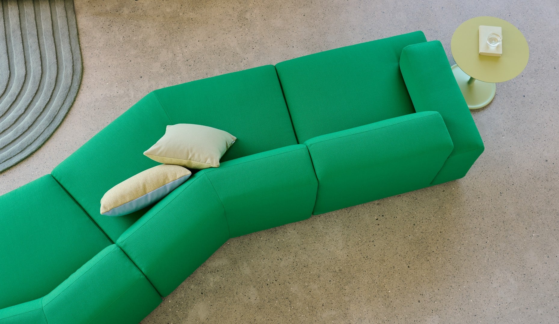 Zijtafel SOFT beige-groen