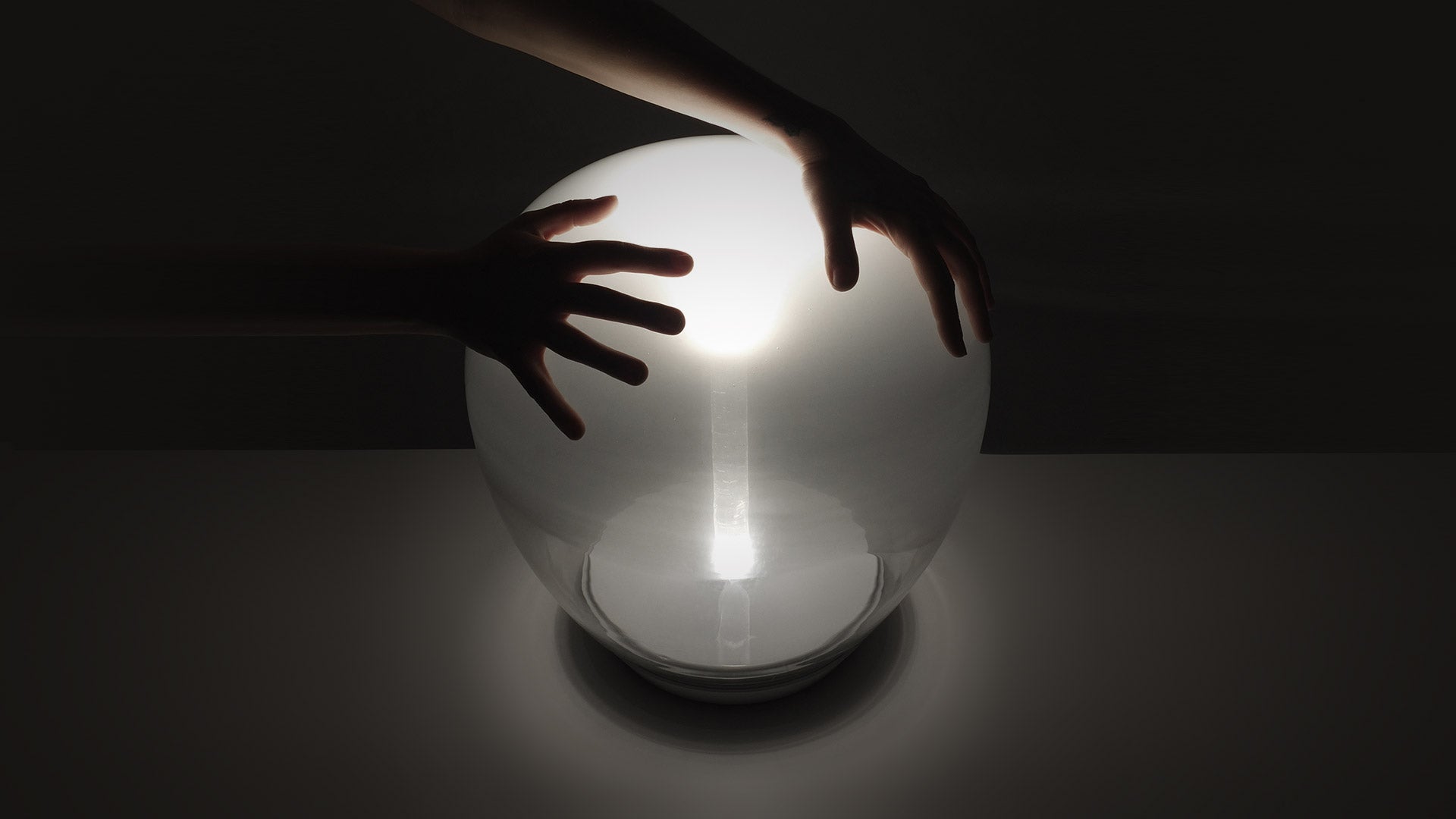 Tafellamp EMPATIA geblazen glas