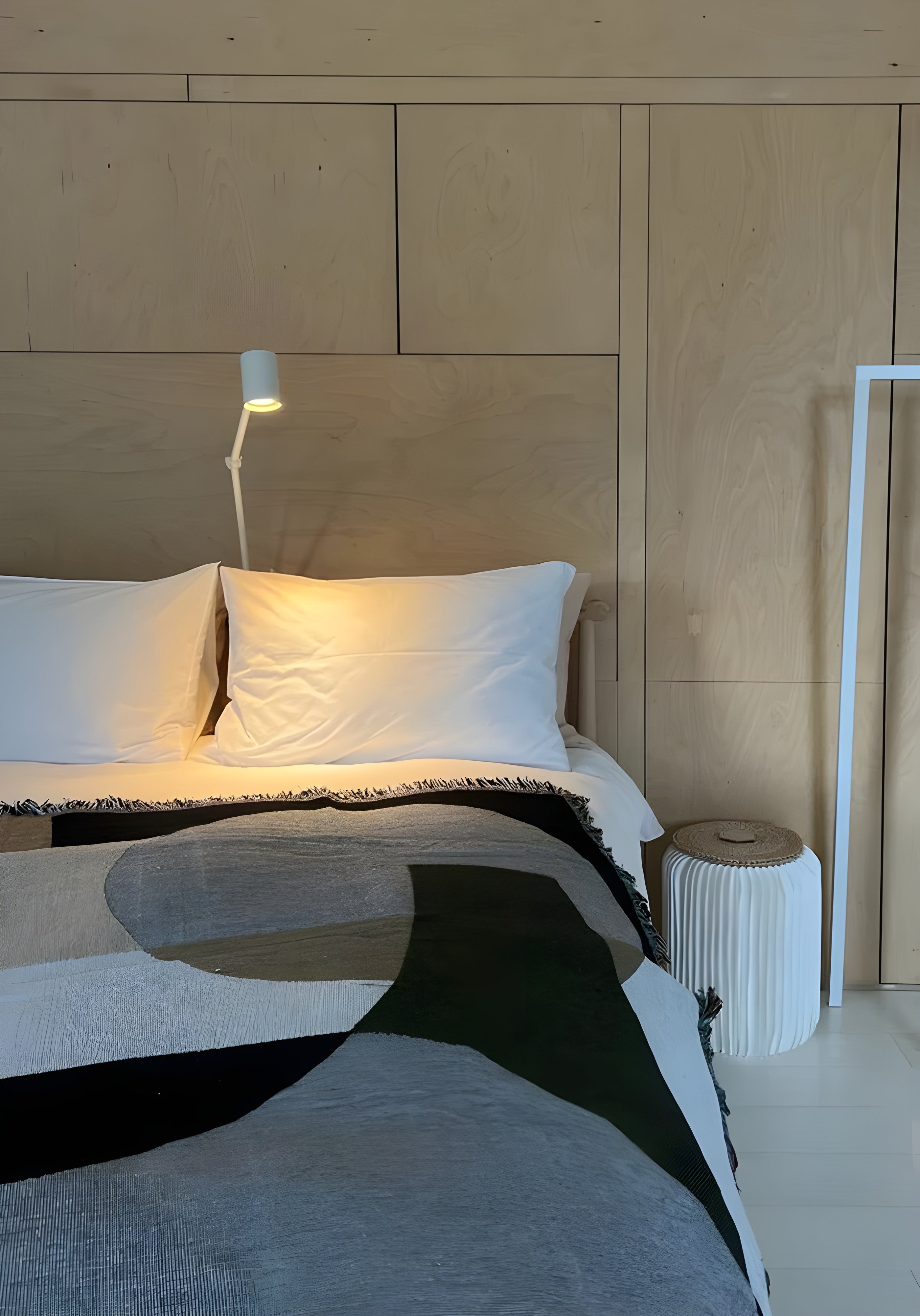 Narzuta VOLLEDIGE TAPIJT beige met olijfkleurige