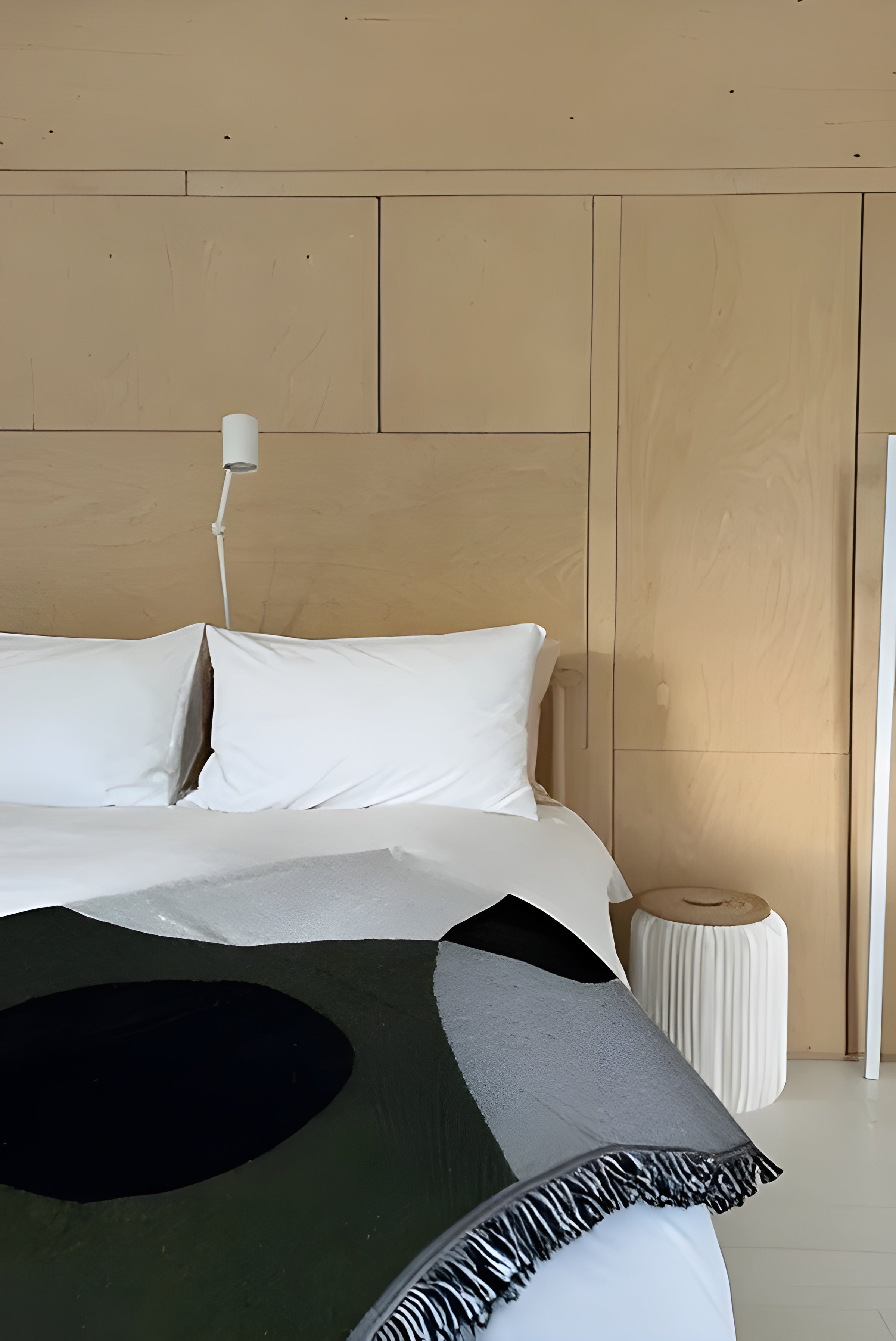 Narzuta VOLLEDIGE TAPIJT beige met olijfkleurige