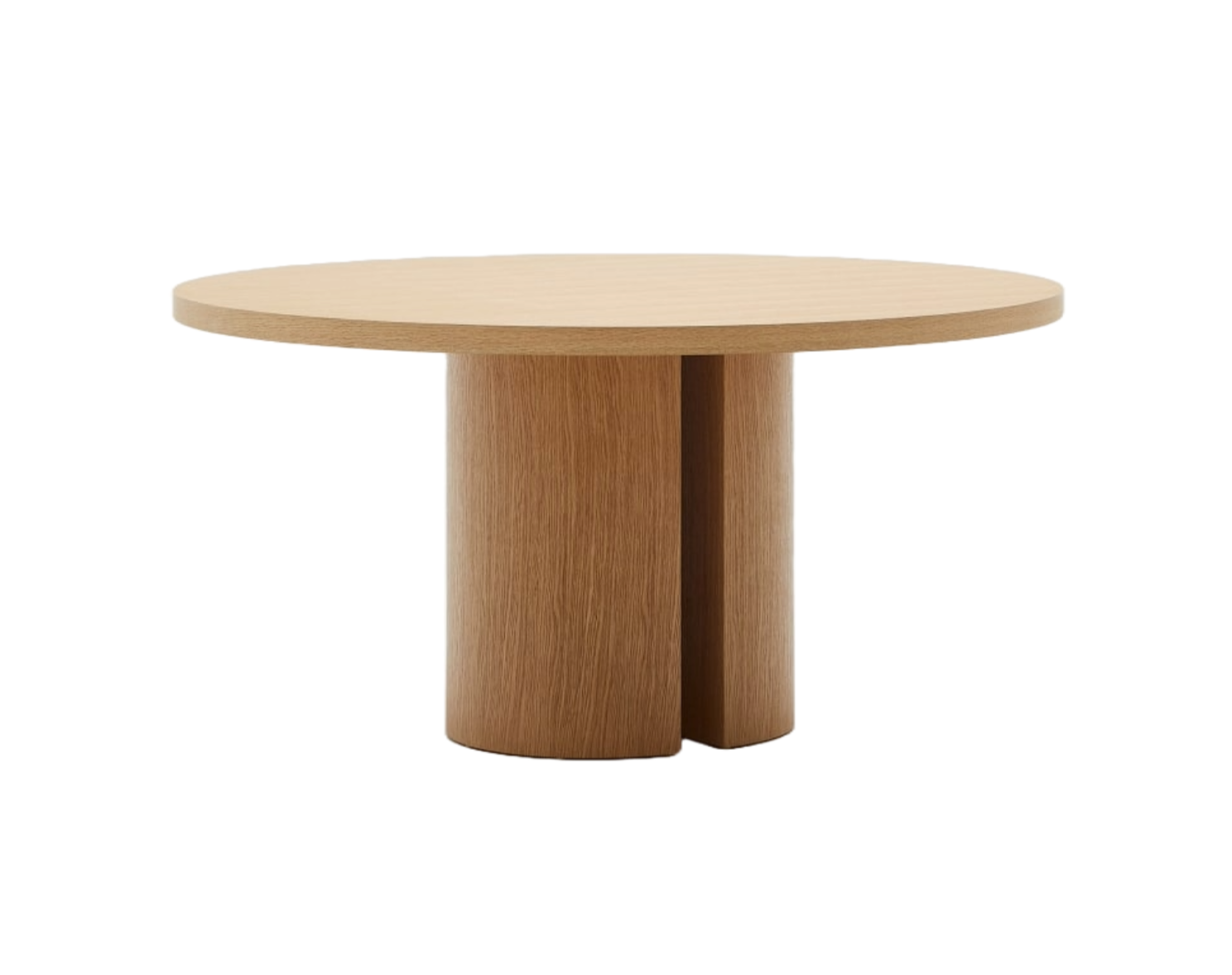 Ronde tafel NEALY eikenfineer