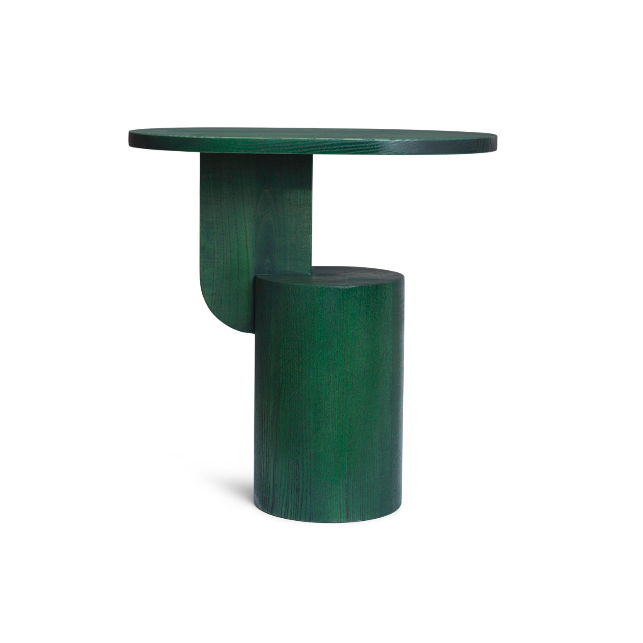 Zijtafel INSERT groen esdoornhout