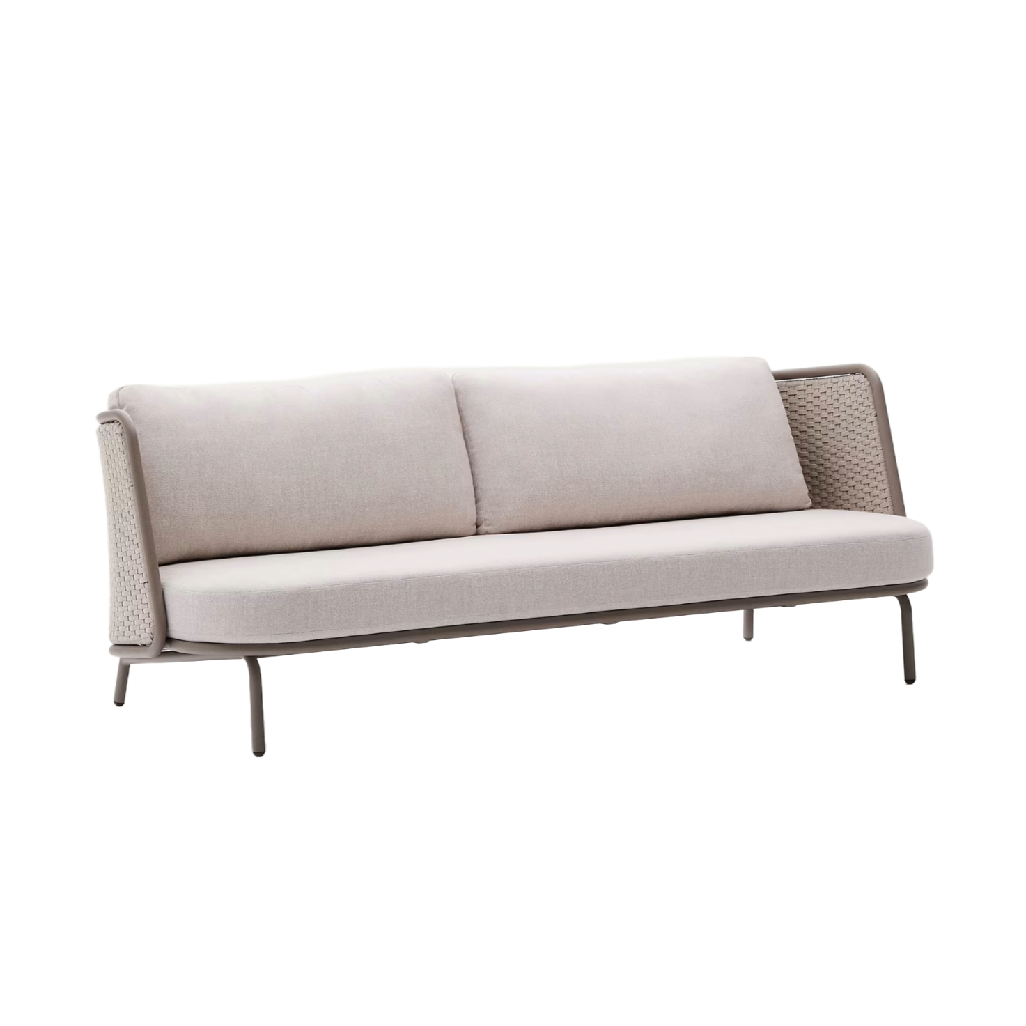 Beige tuinsofa SEDALIS