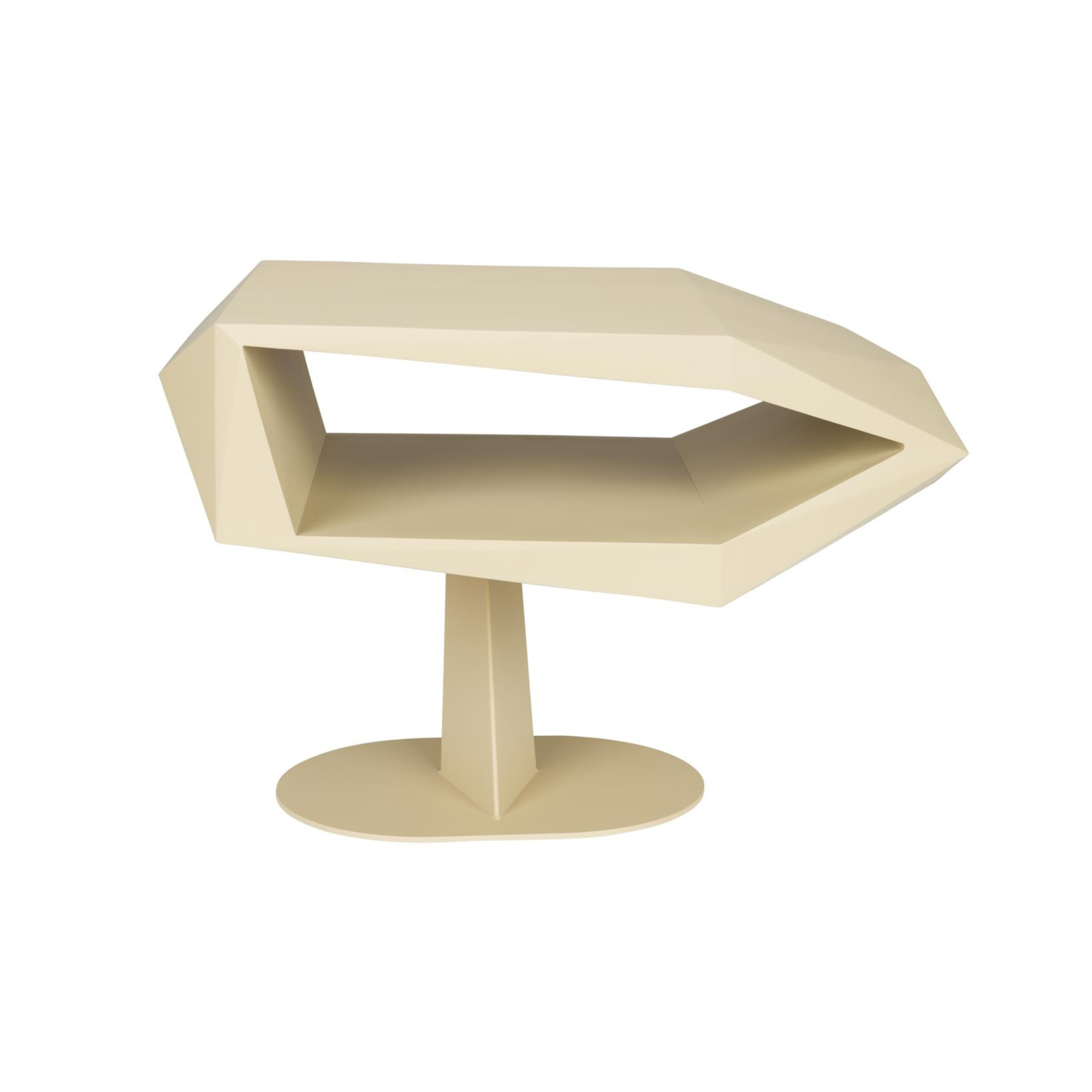 Beige bijzettafel NORTH