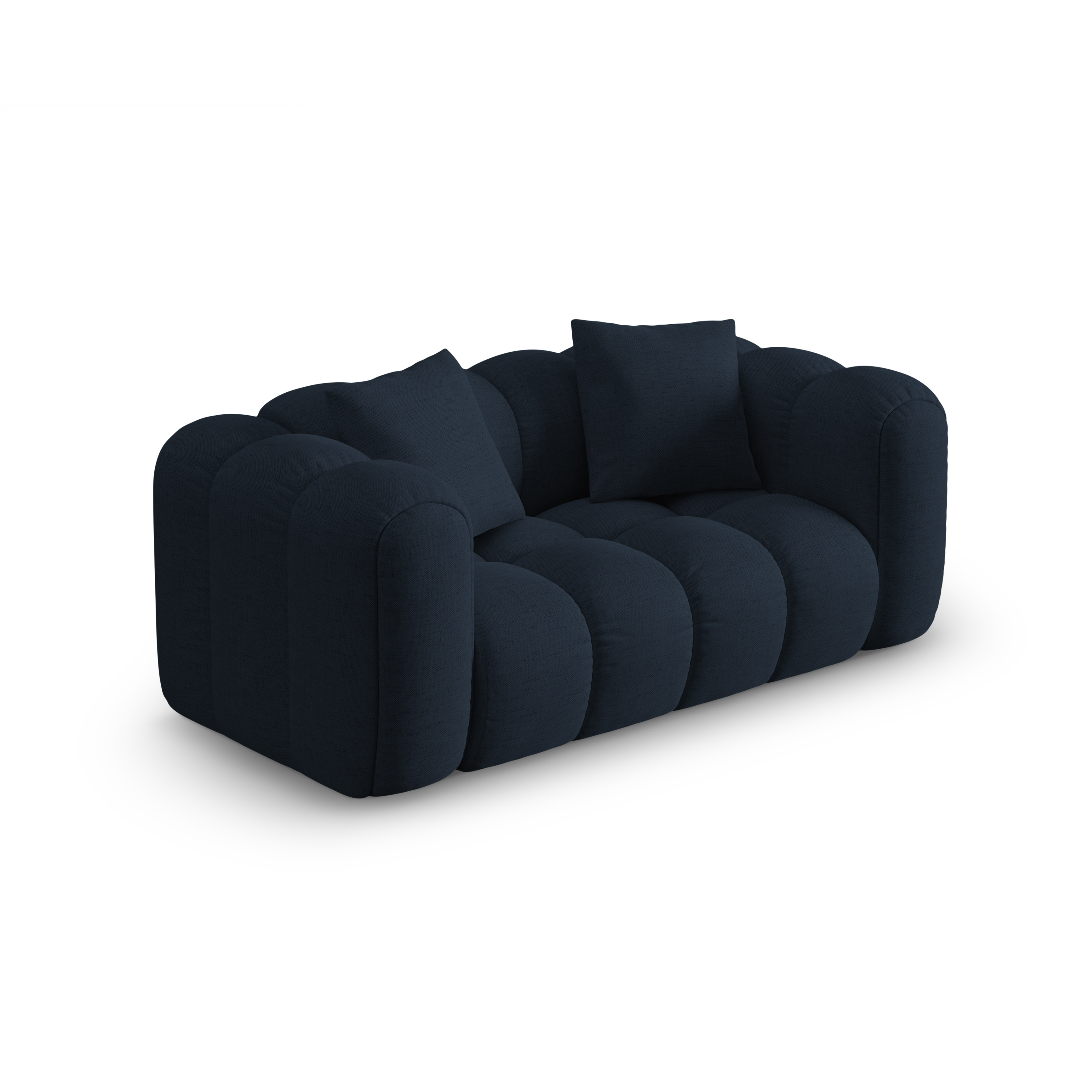 2-seater Sofa ASTRO royal navy chenille