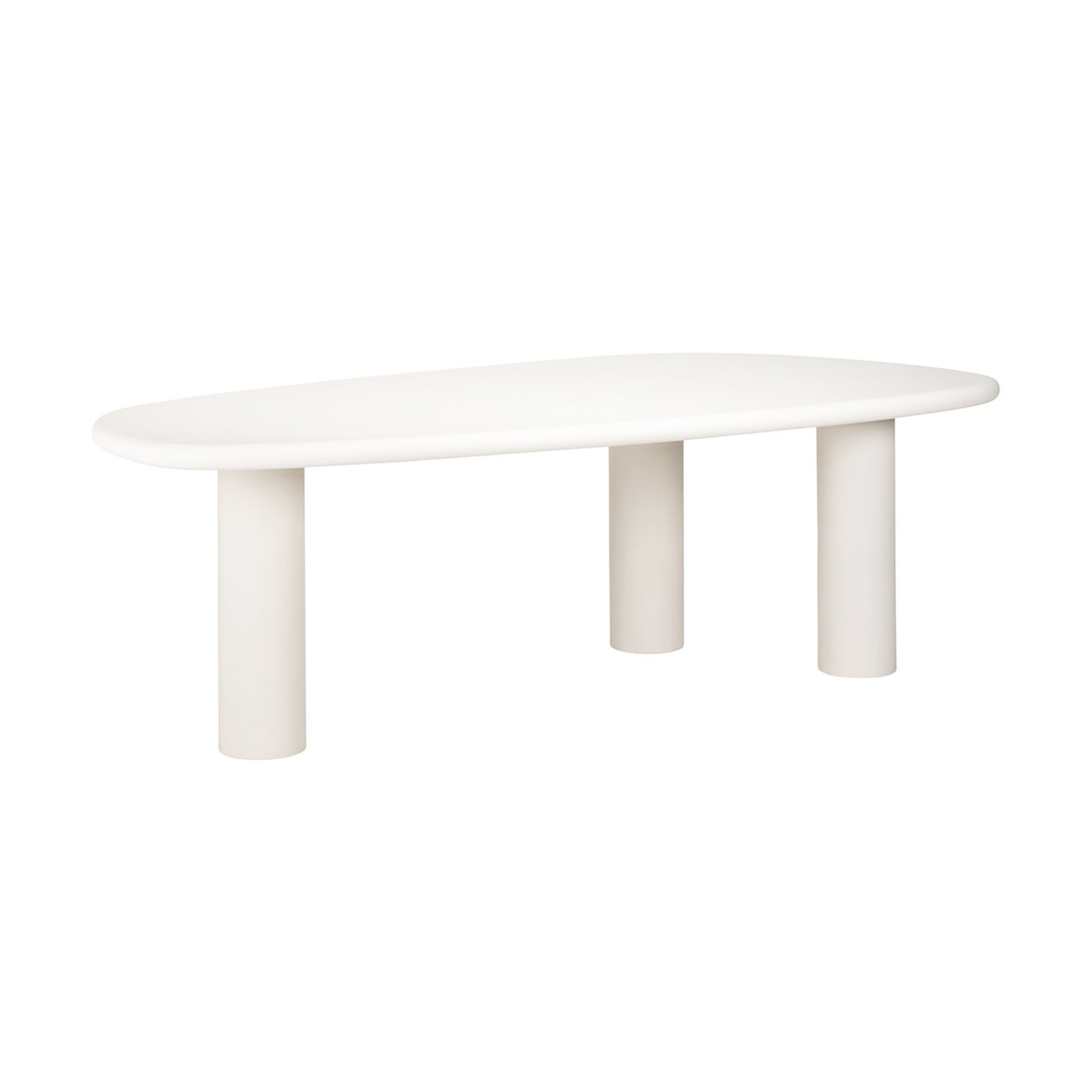 Tisch mit drei Beinen BLOOMSTONE weiß