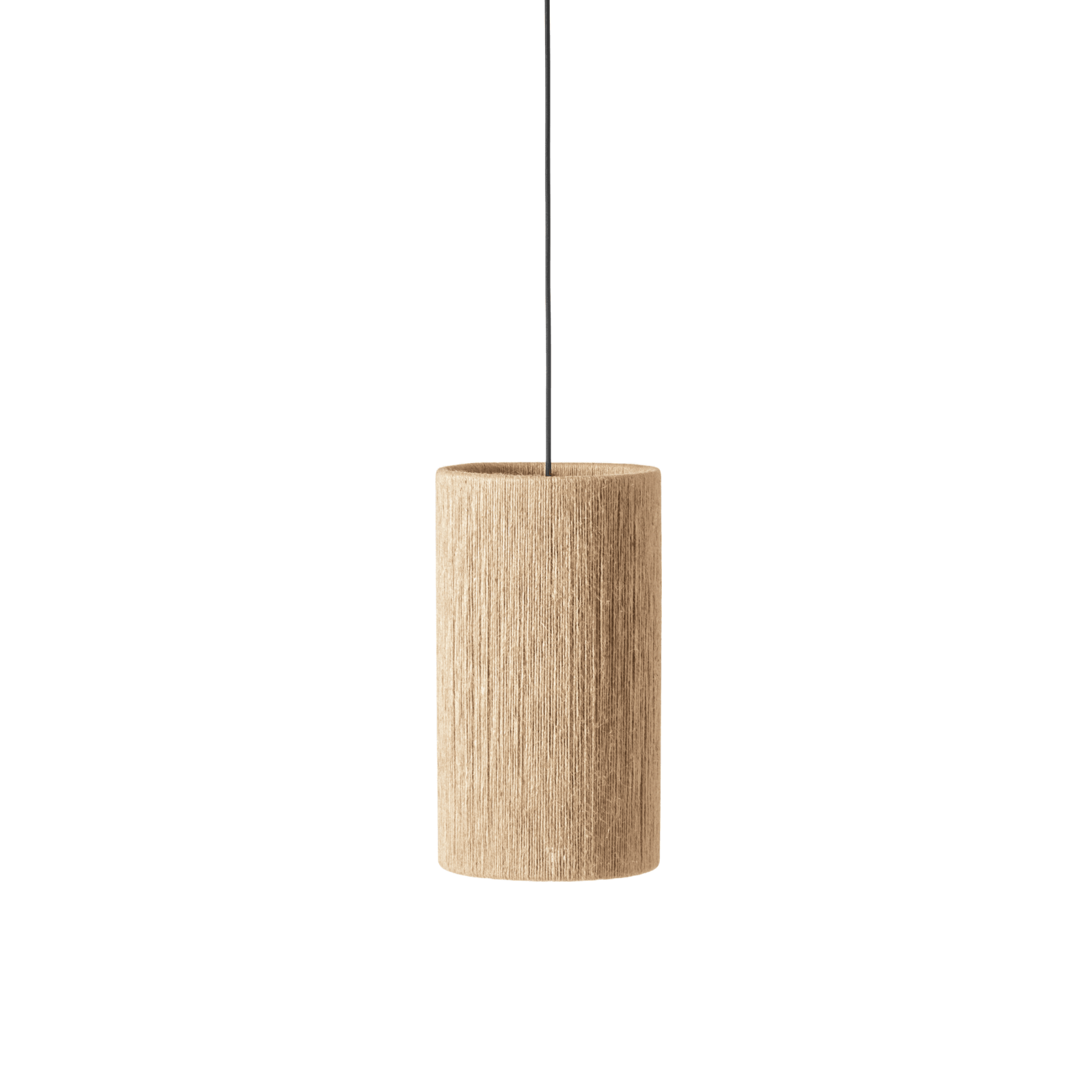 Lampa wisząca RO juta – drewno, Made by Hand