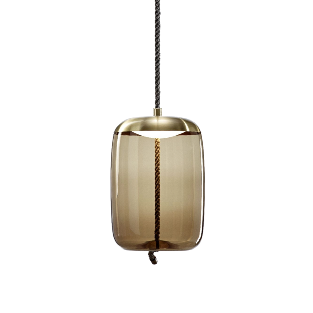 Lampa wisząca KNOT - CILINDRO szklana – Brokis