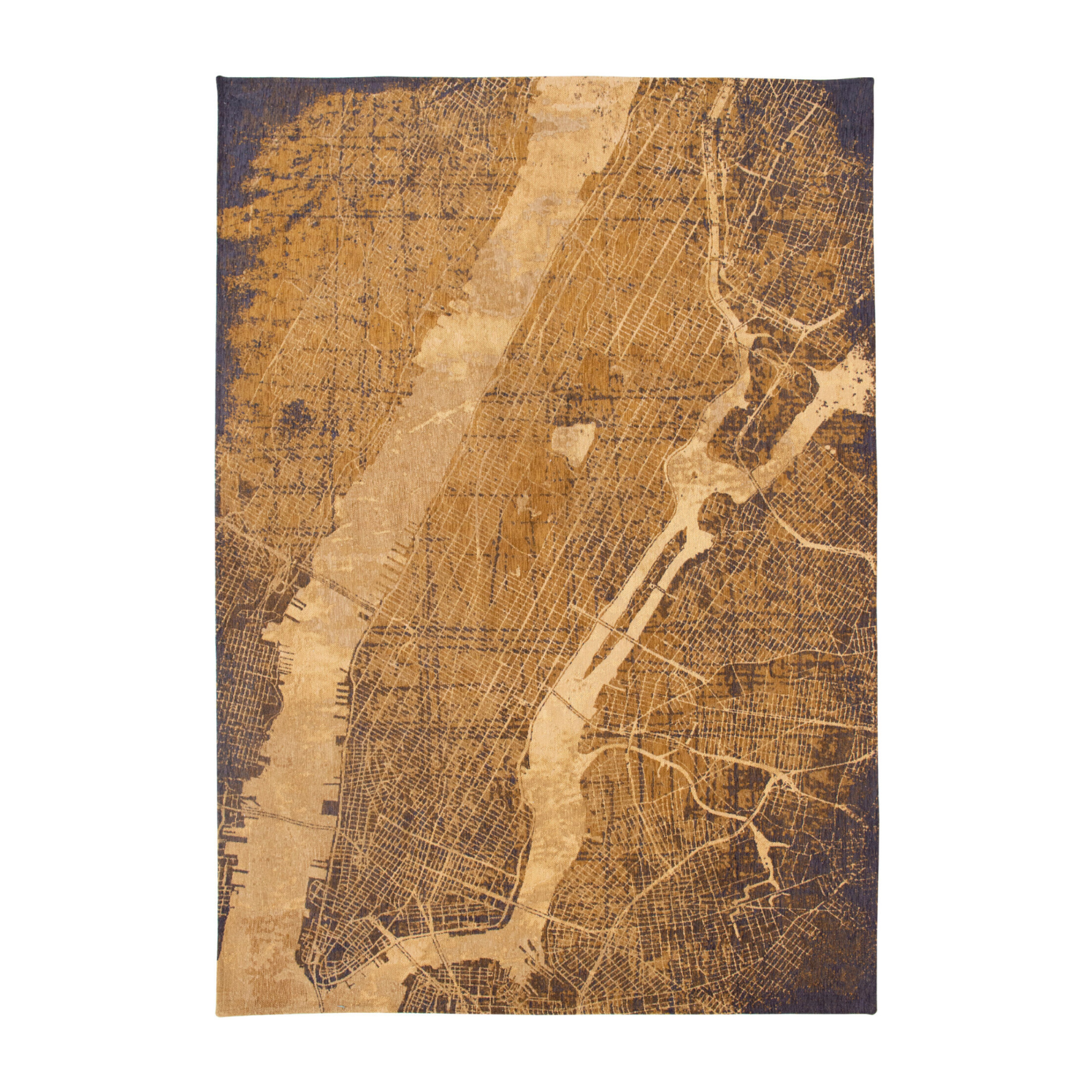 Dywan CITIES NEW YORK GATSBY GOLD brązowy – Louis de Poortere