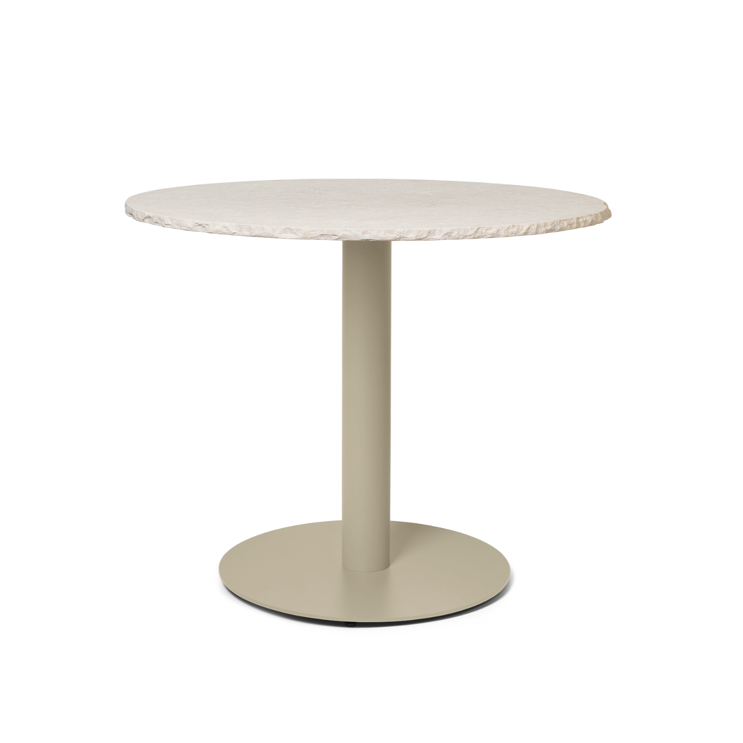 Ronde tafel MINERAL beige voet