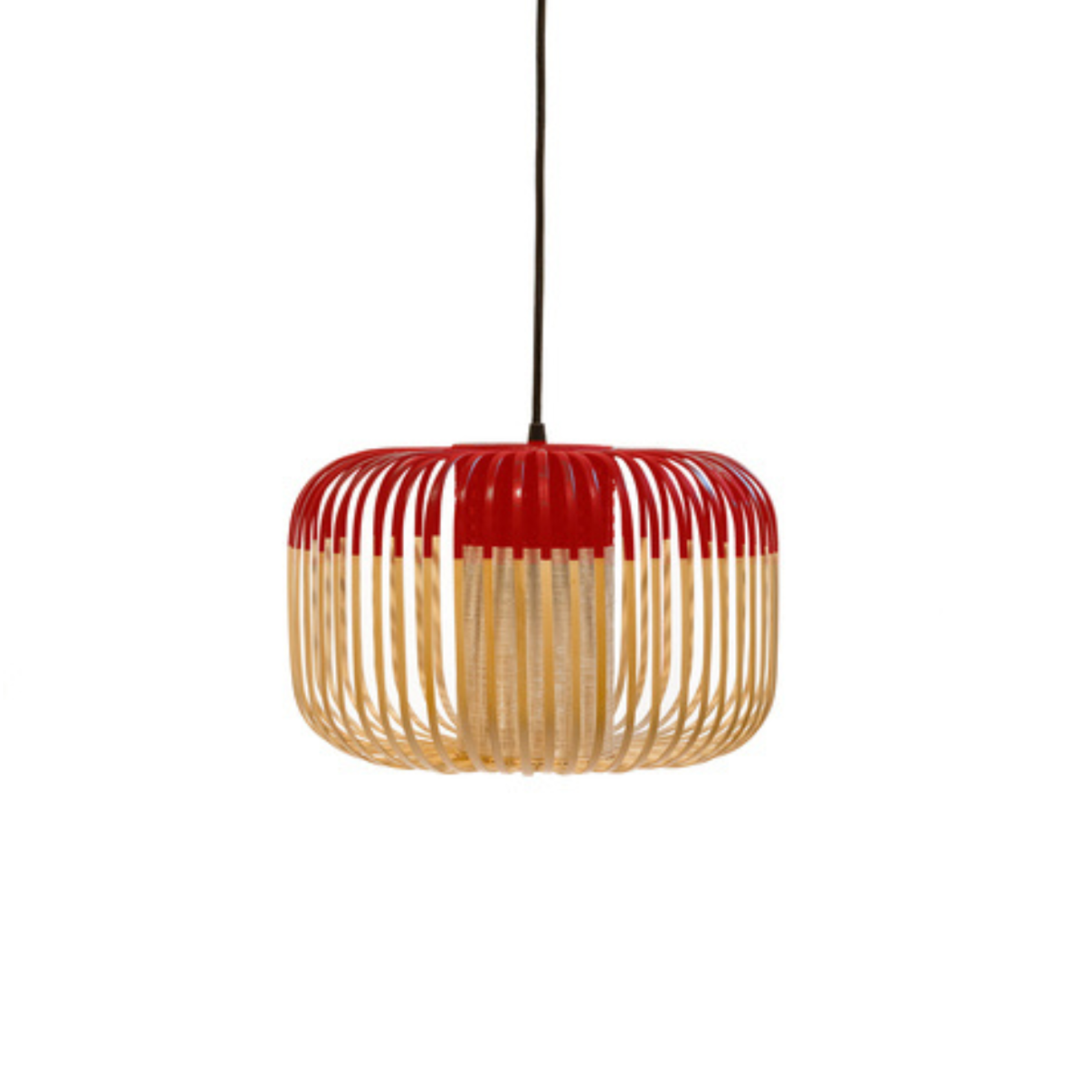 Hanglamp BAMBOO rood