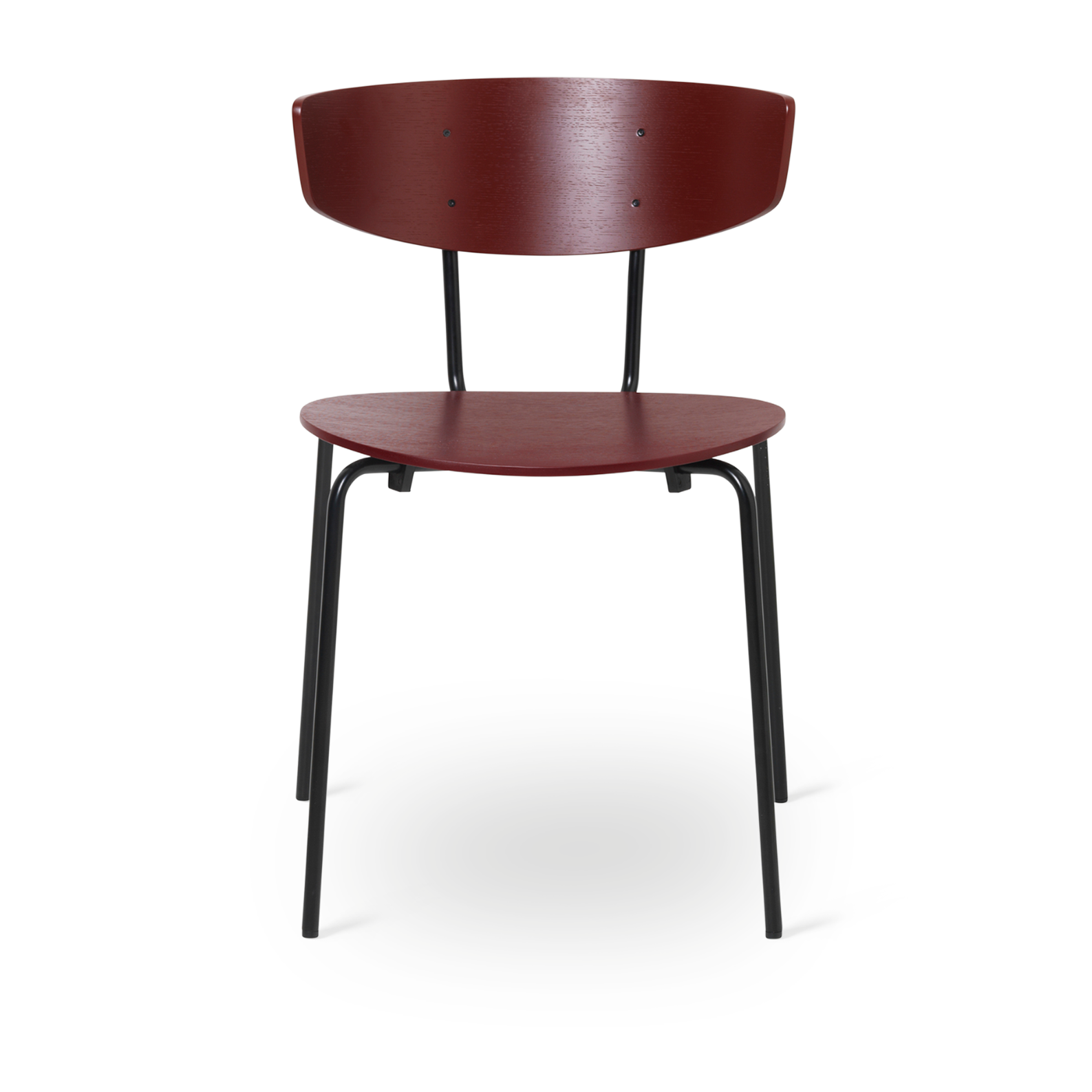 Stoel HERMAN rood essenhoutfineer