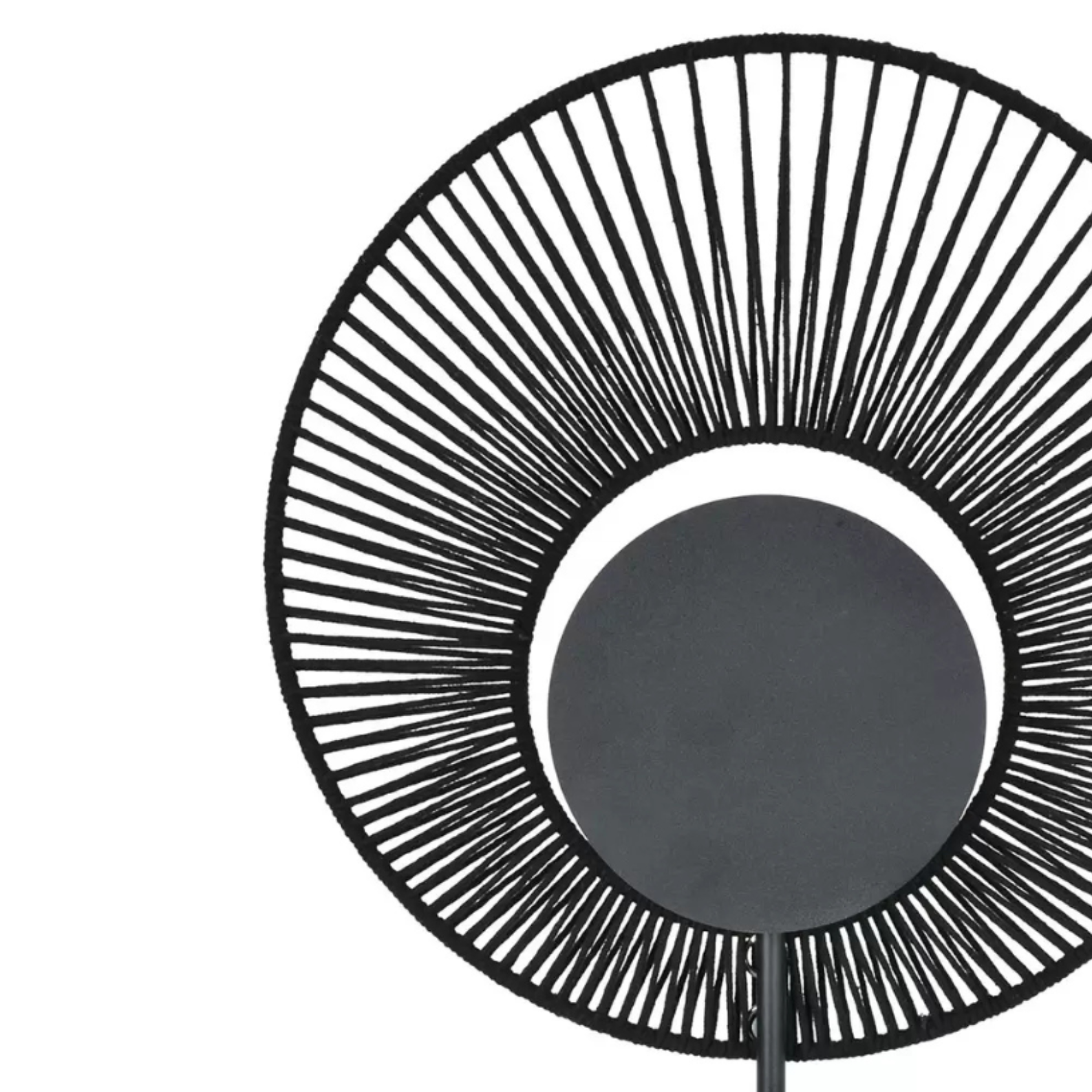 Tischlampe Auster schwarz