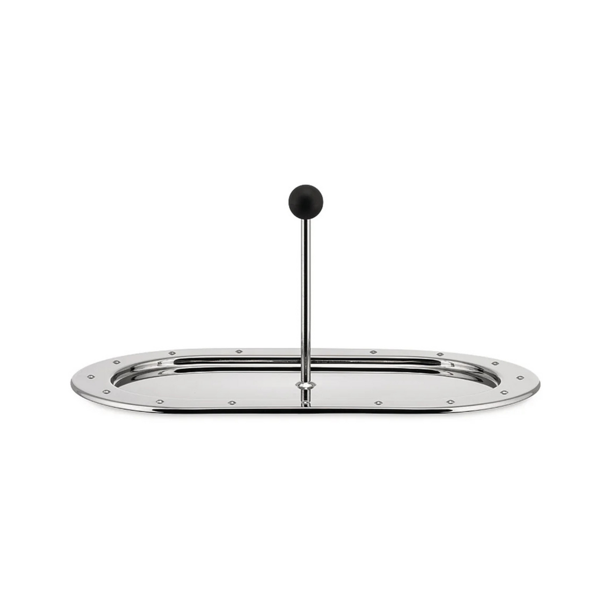 Taca MG34 srebrny z czarnym – Alessi