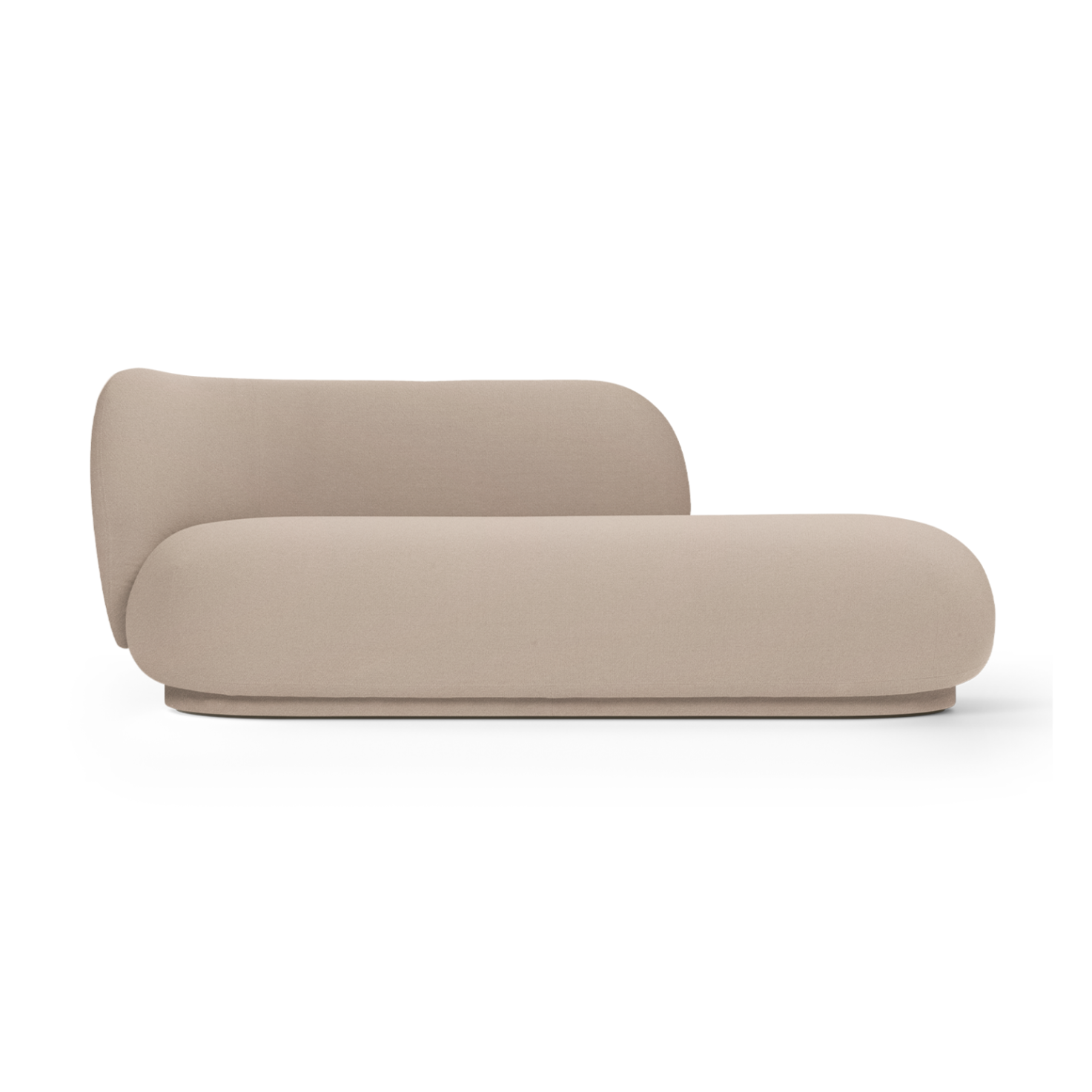 Sofa lewostronna RICO DIVAN Grain beżowy – ferm LIVING