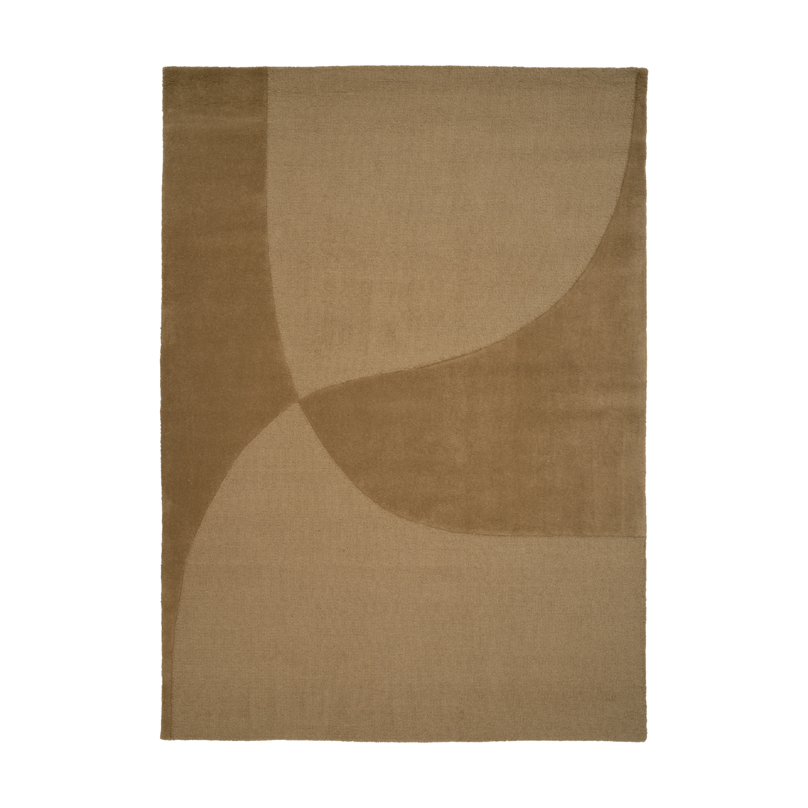 Dywan SPLIT PLAINS musztardowy – Linie Design