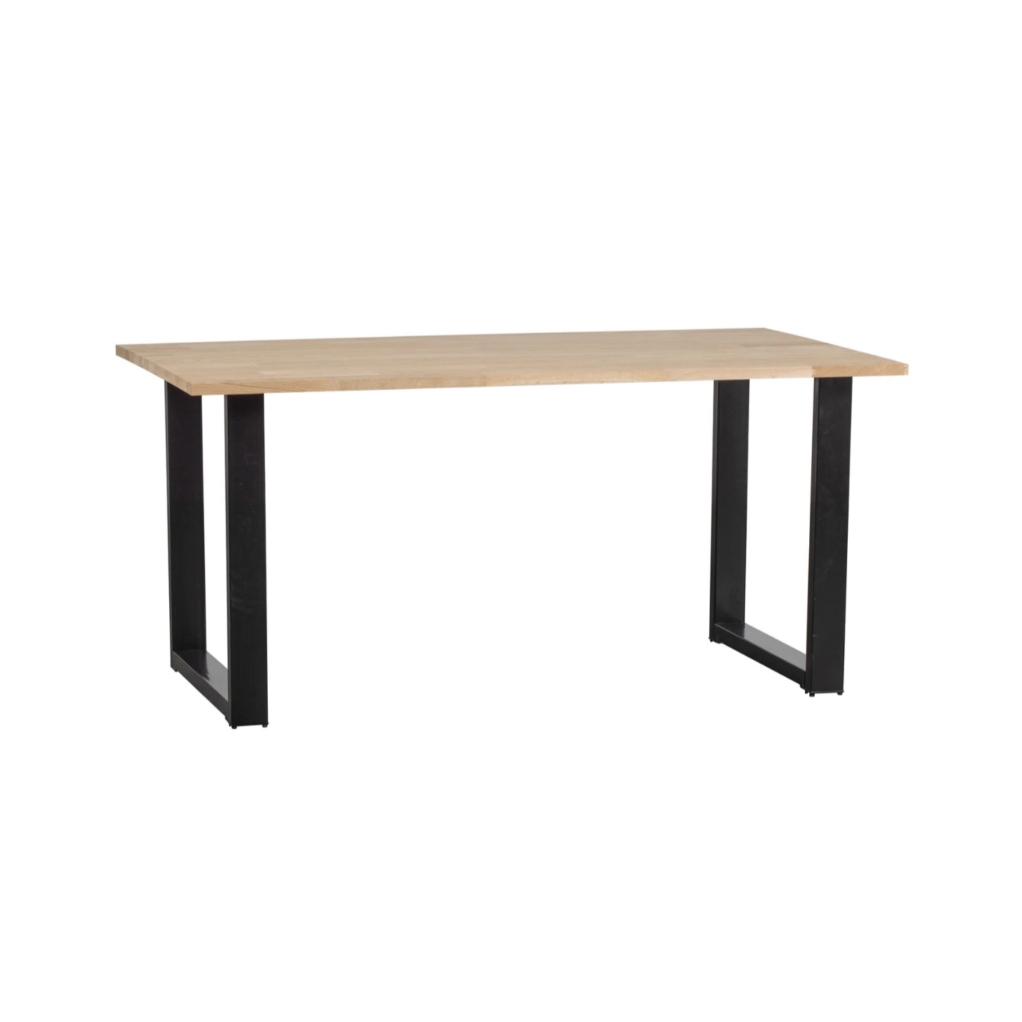 Tafel TABLO eiken met een U-vormige basis