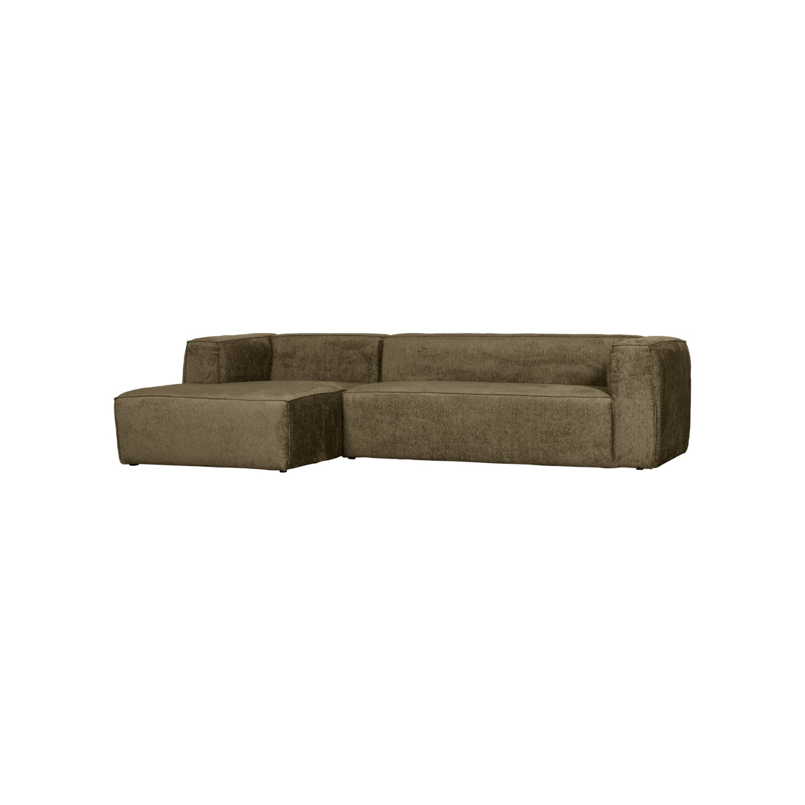 Narożnik lewostronny BEAN ciemnozielony – sofa narożna