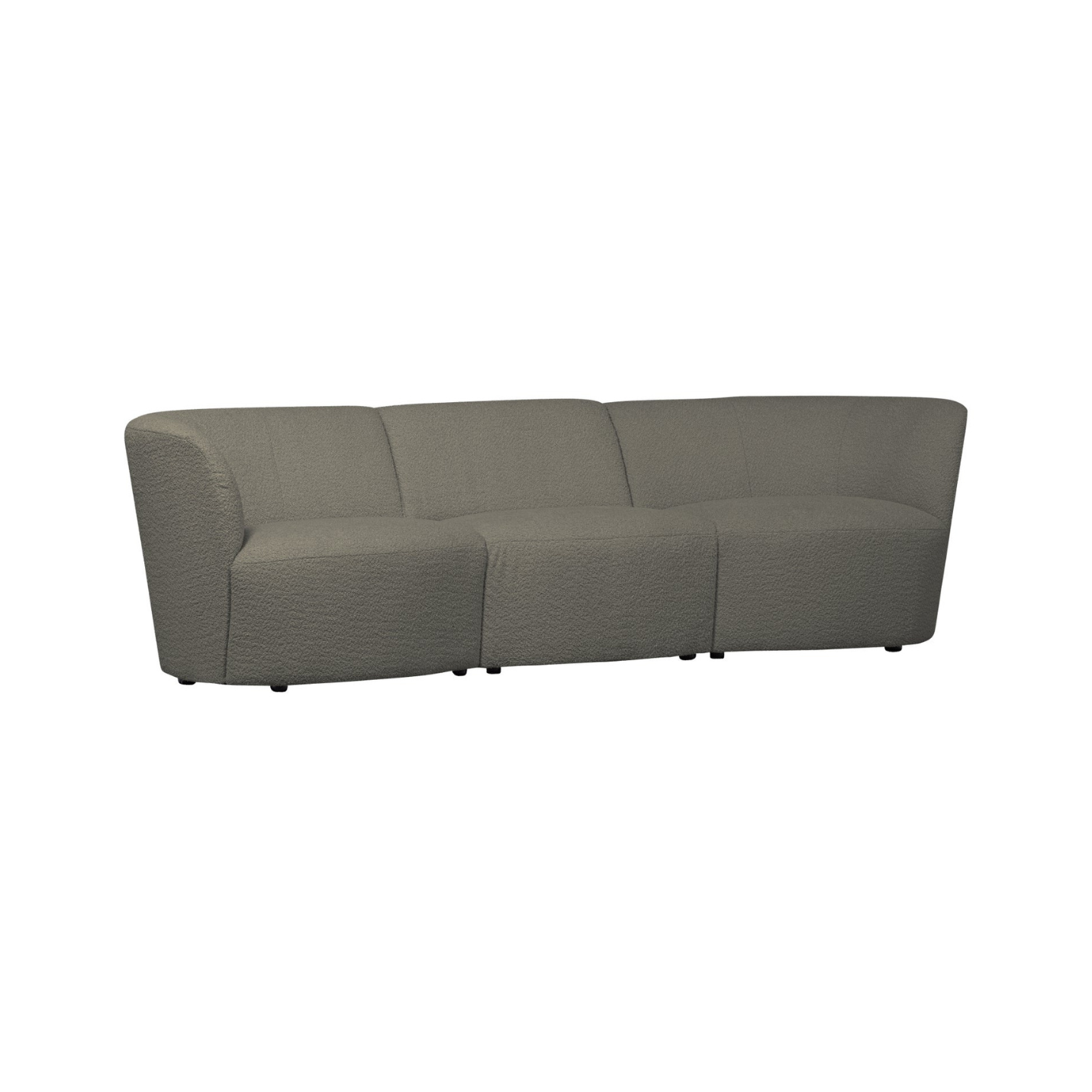 Coco Green Bouclé 3-person sofa
