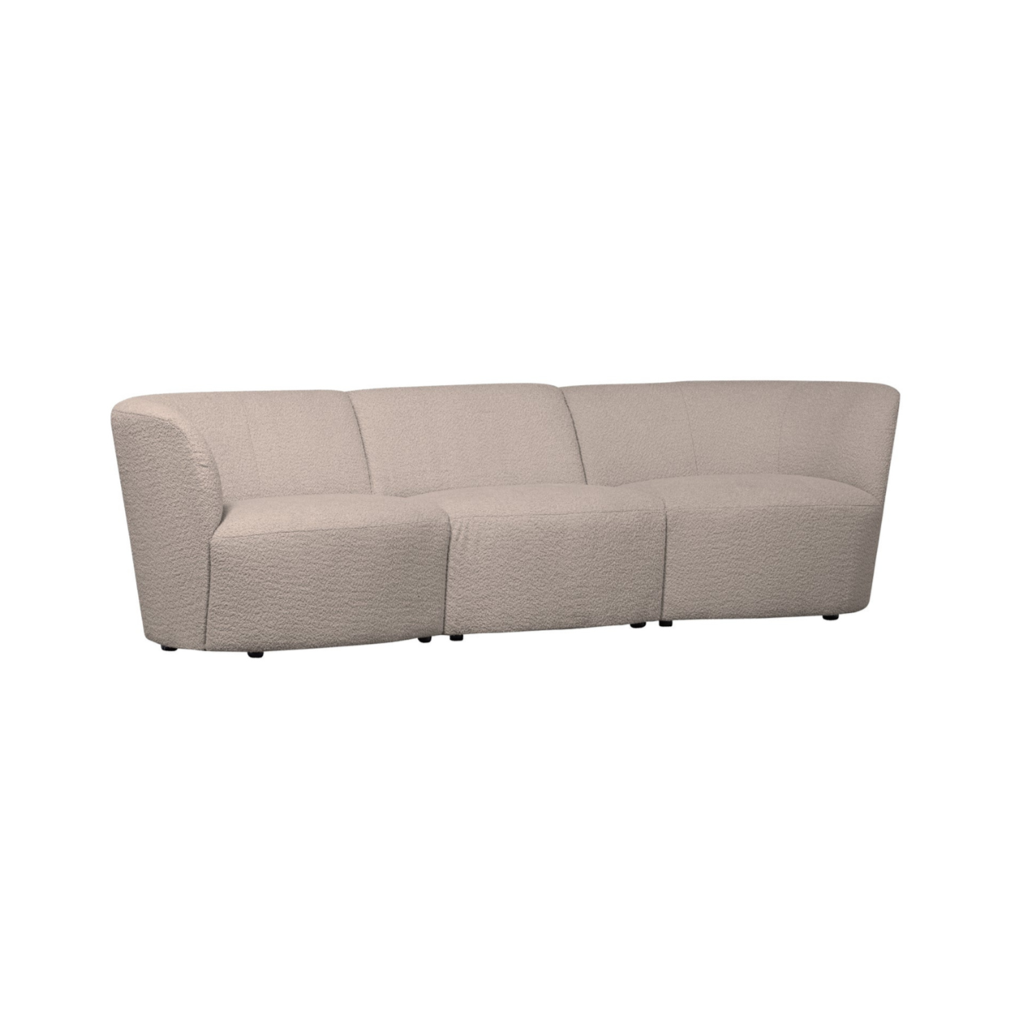 Sofa 3-zits COCO zandkleurige bouclé
