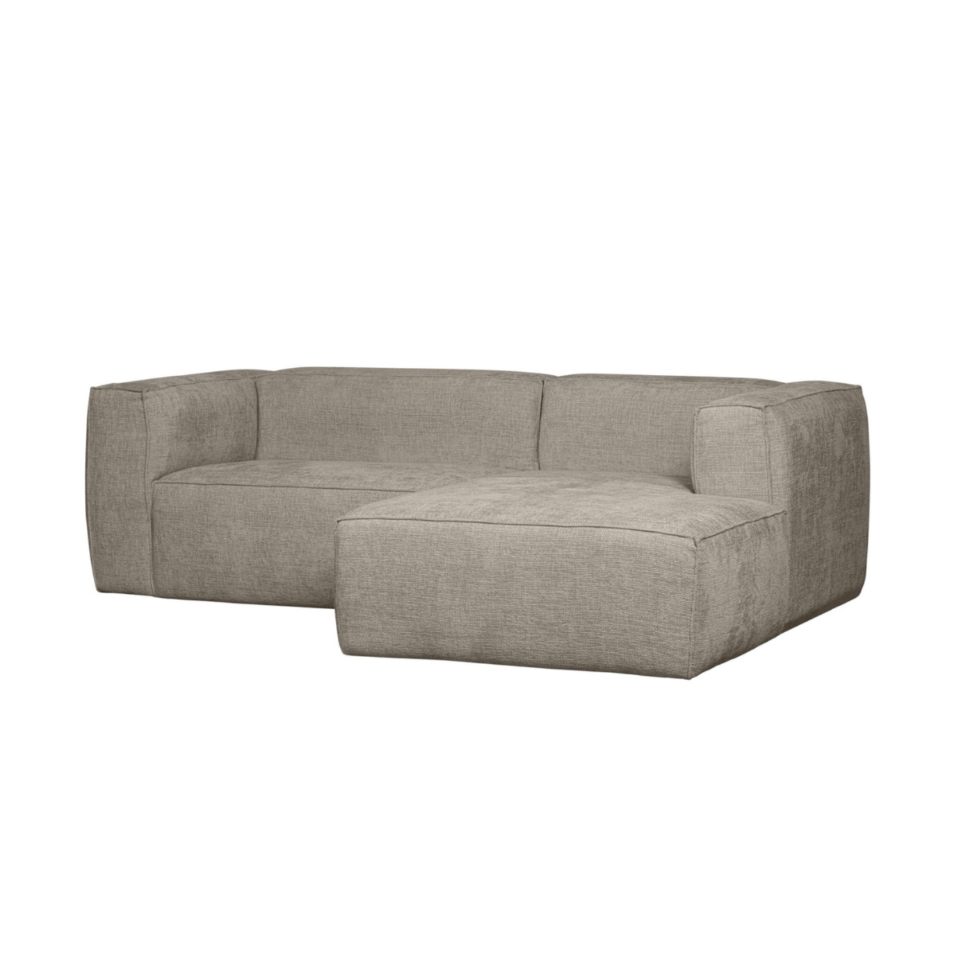 Rechts -Eckbean Beige Melange