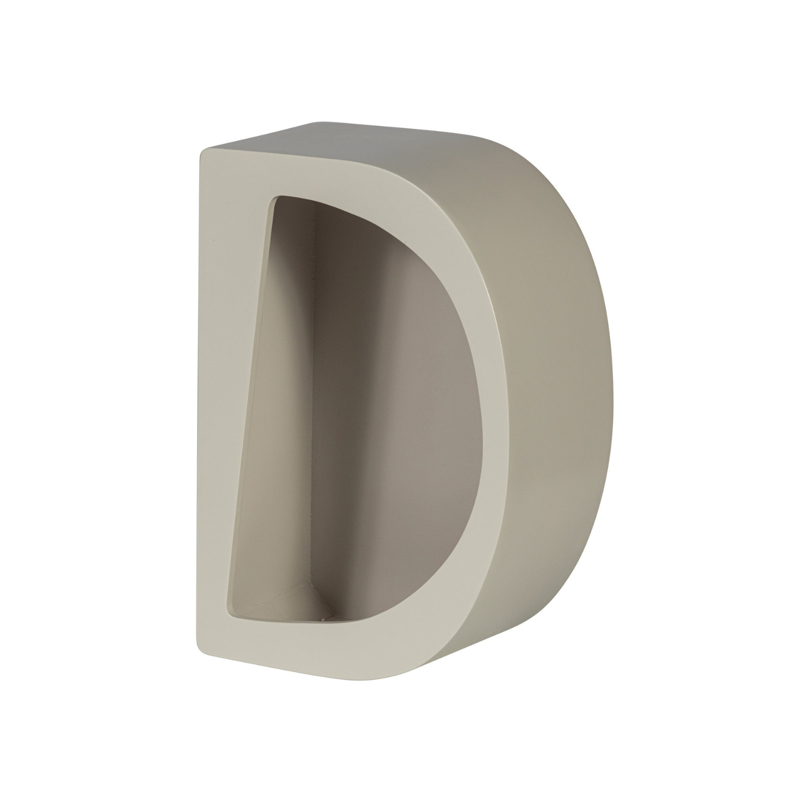 Wandplank halfrond NOAM grijs