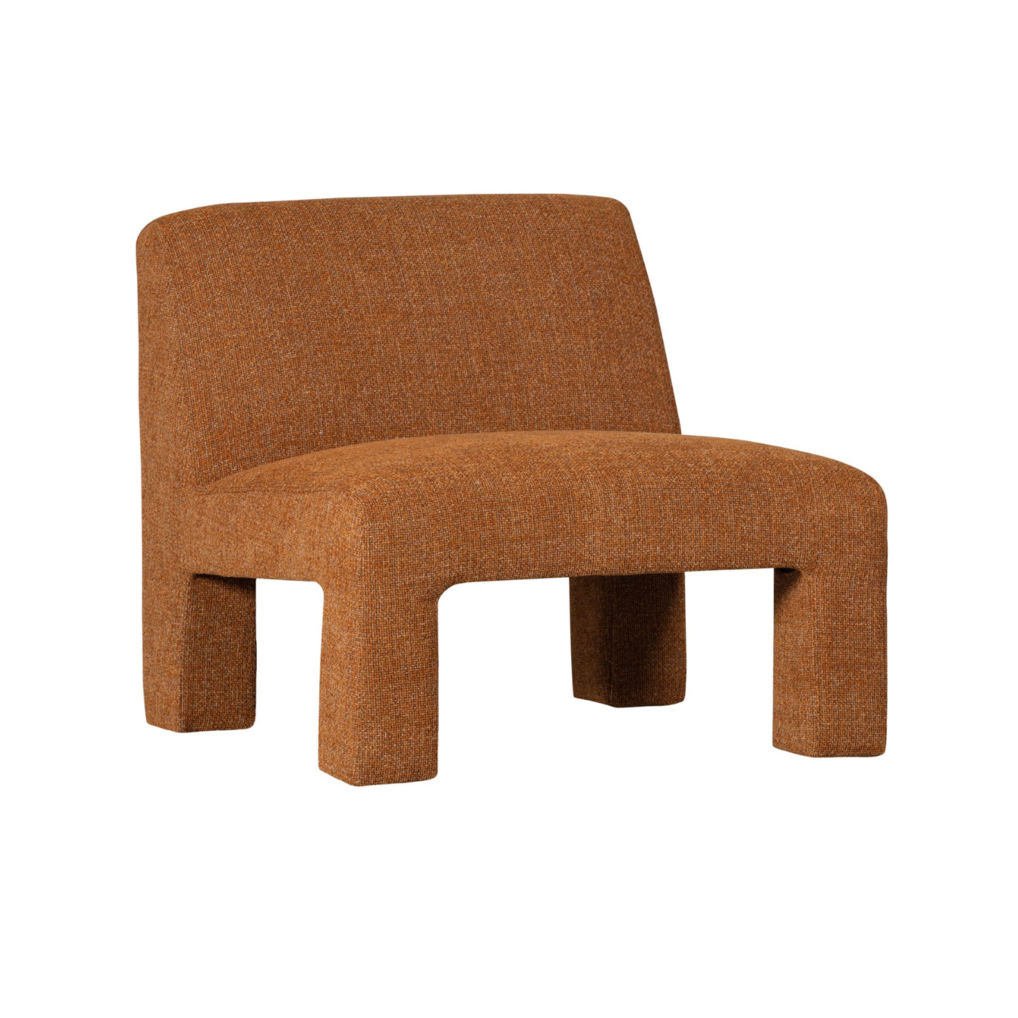 Fauteuil LAVID karamelkleurig