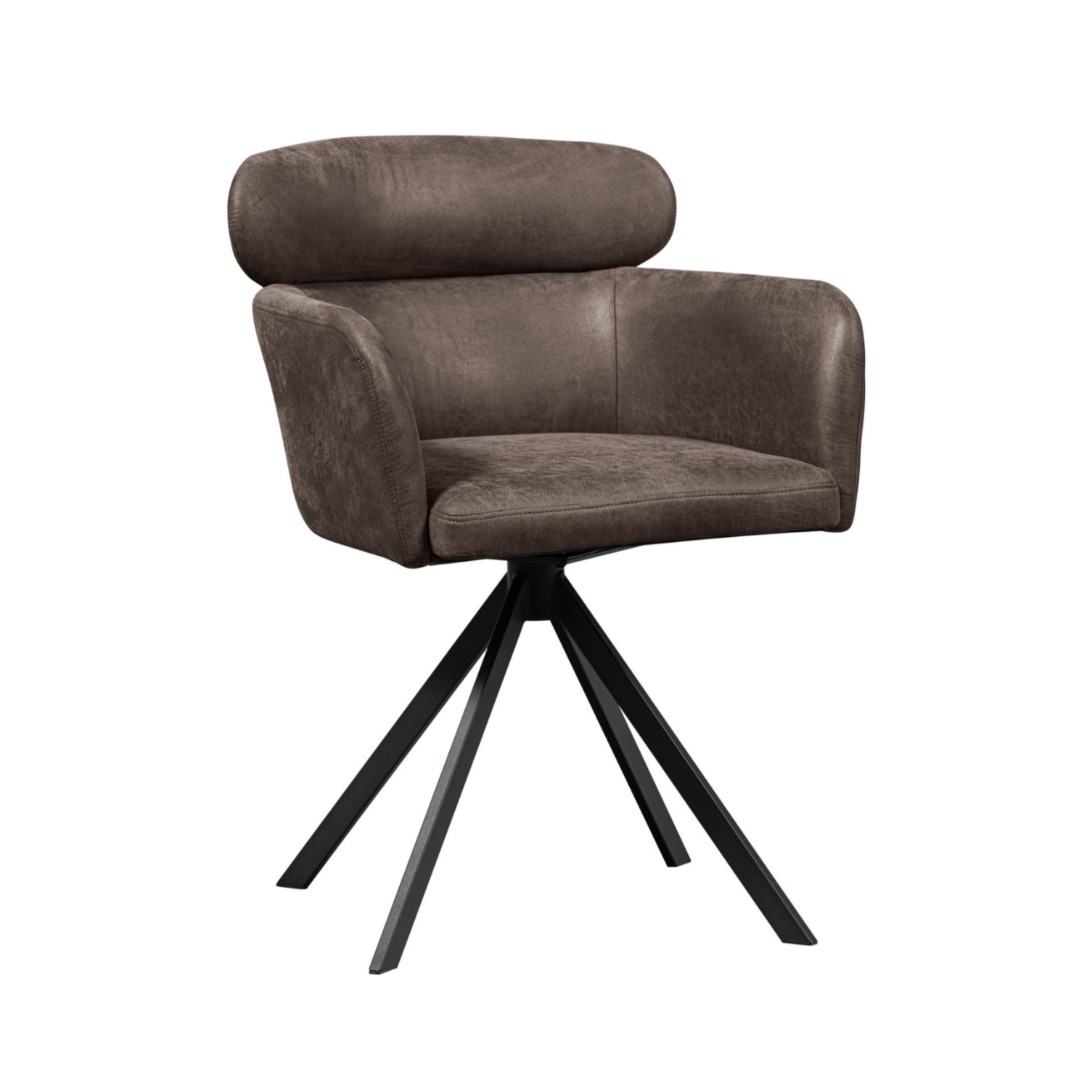 Fenne swivel chair gray eco -leather