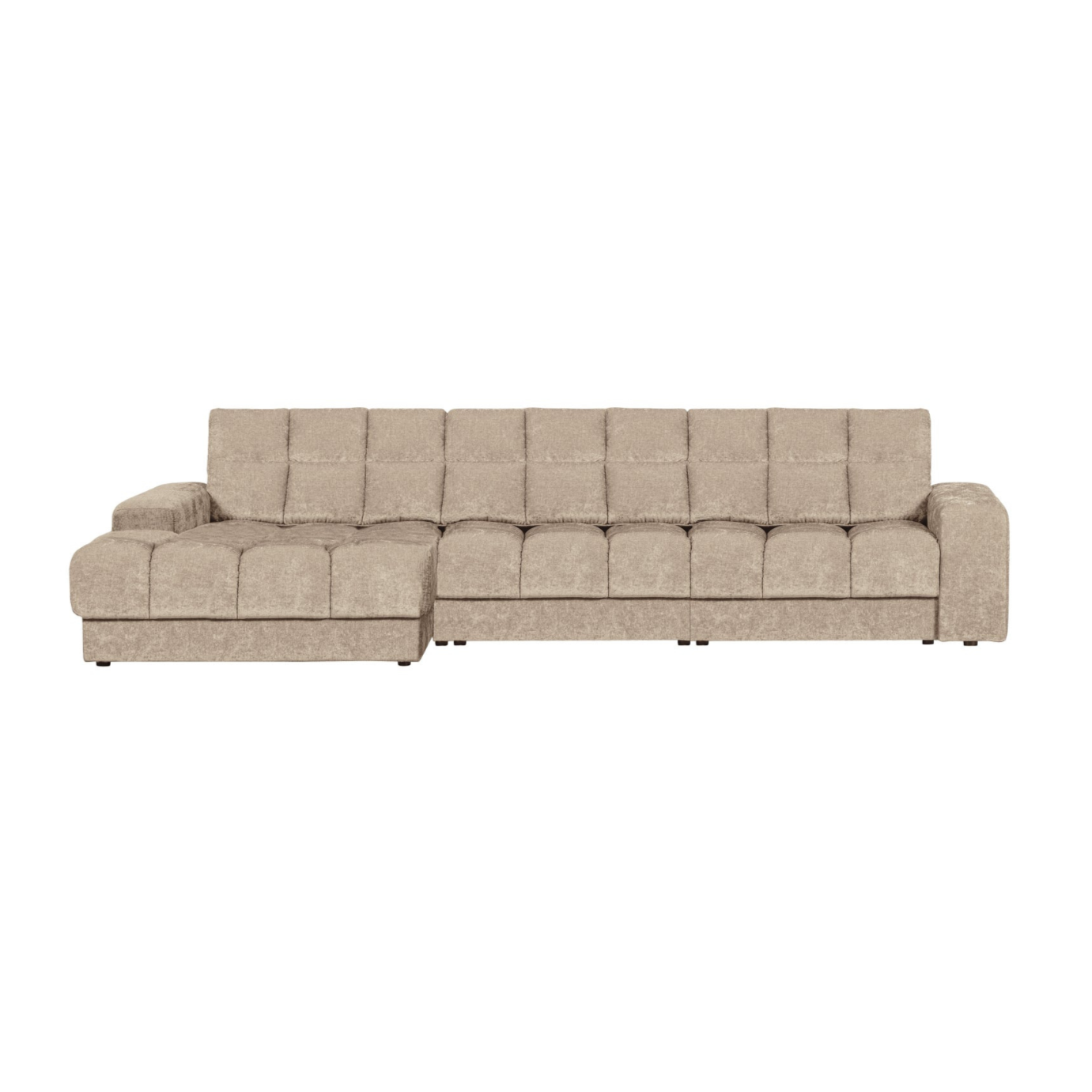 Left-sided corner sofa SECOND DATE beige
