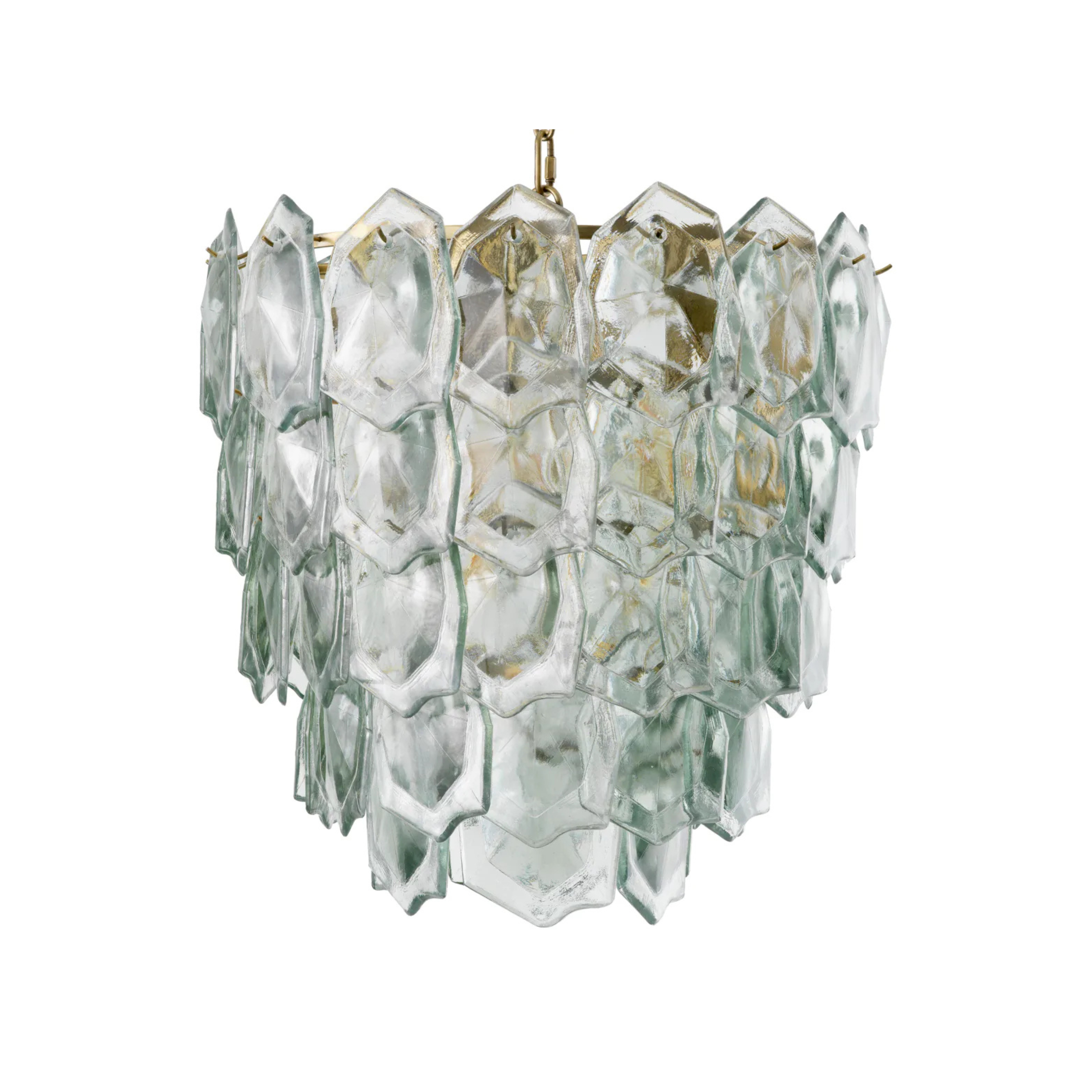 Kroonluchter ELIAS doorzichtig glas