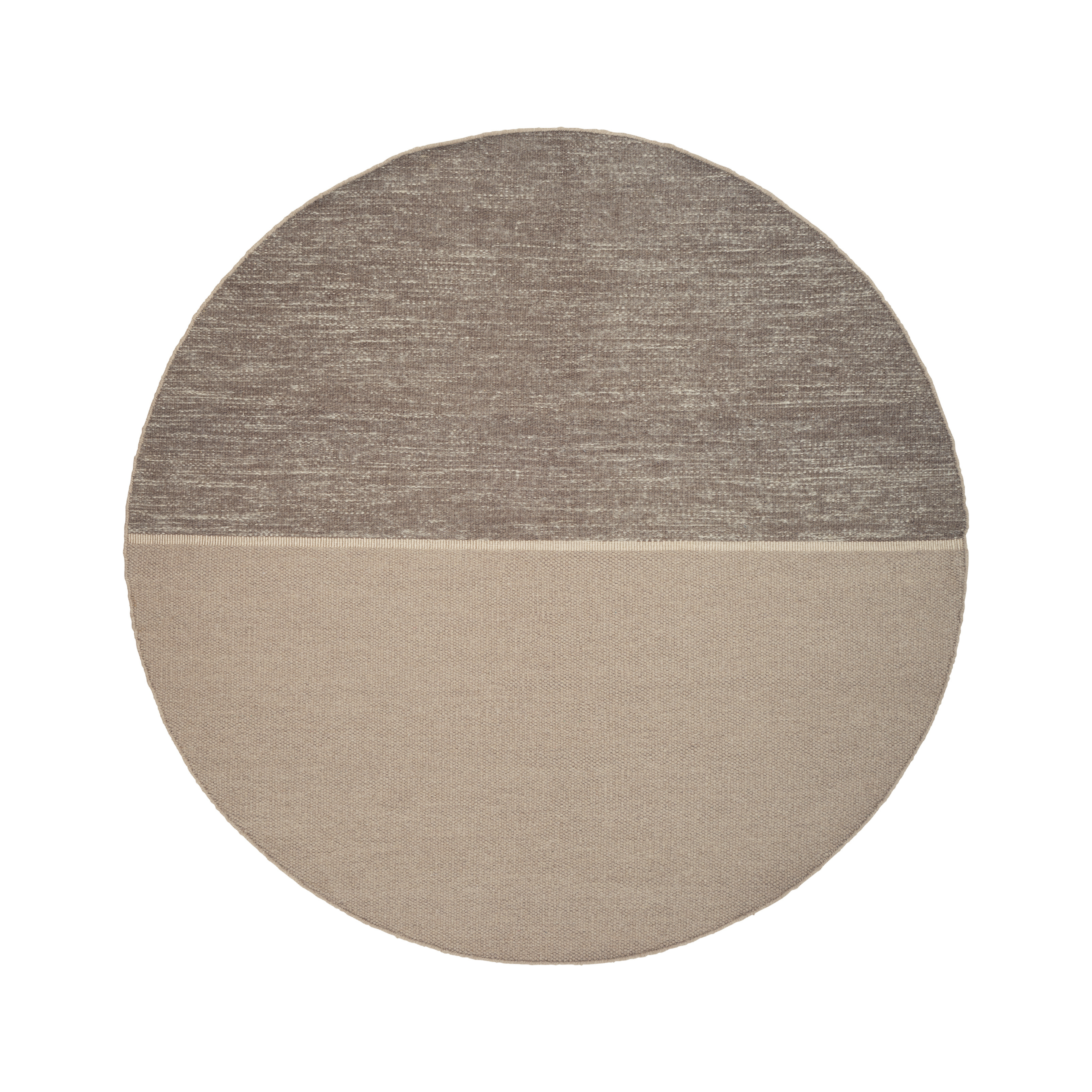 Ronde tapijt MAGNETIZE donkerbeige