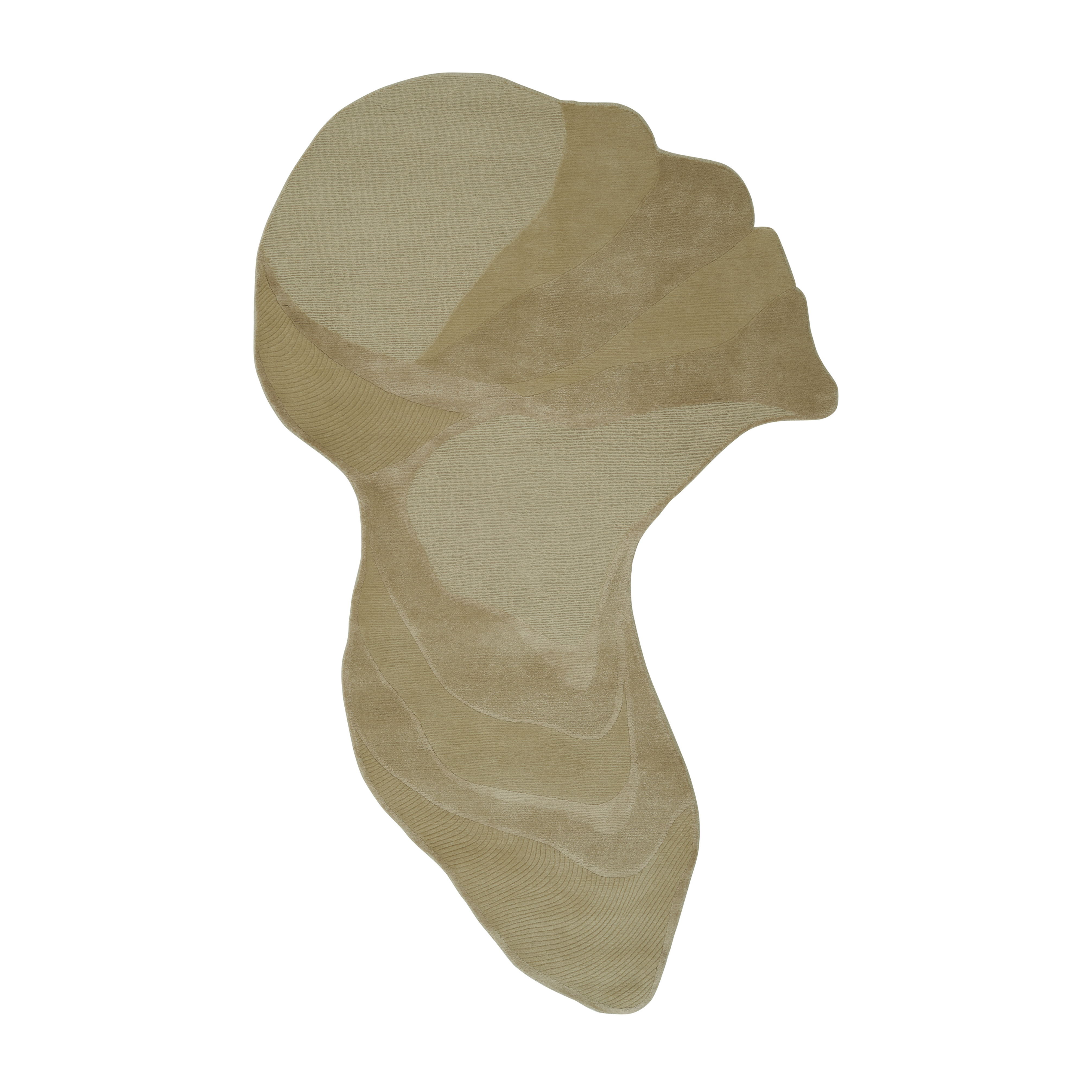 Decoratieve tapijt MYTHICAL CONE mosterdkleurig