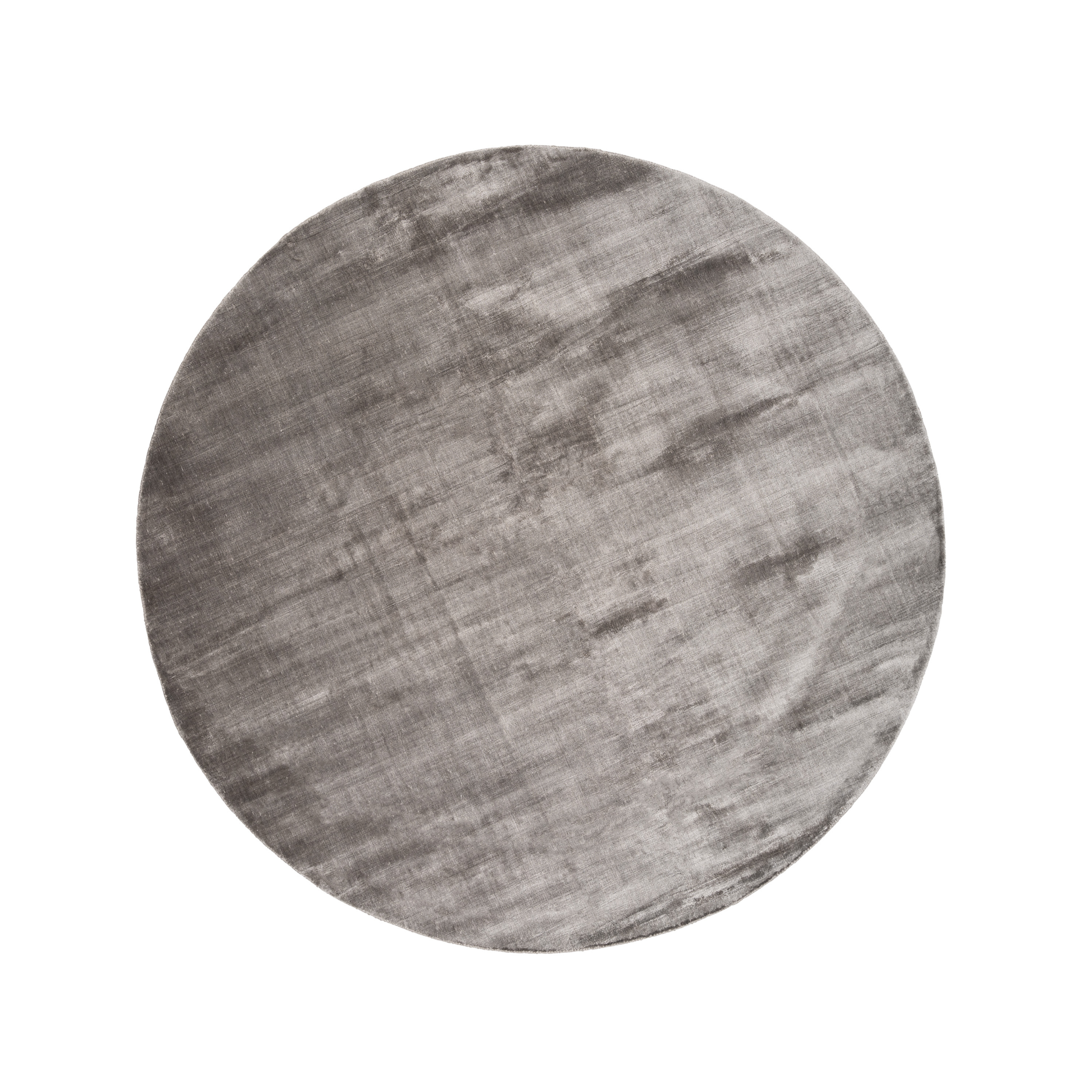 Ronde vloerkleed LUCENS grijs