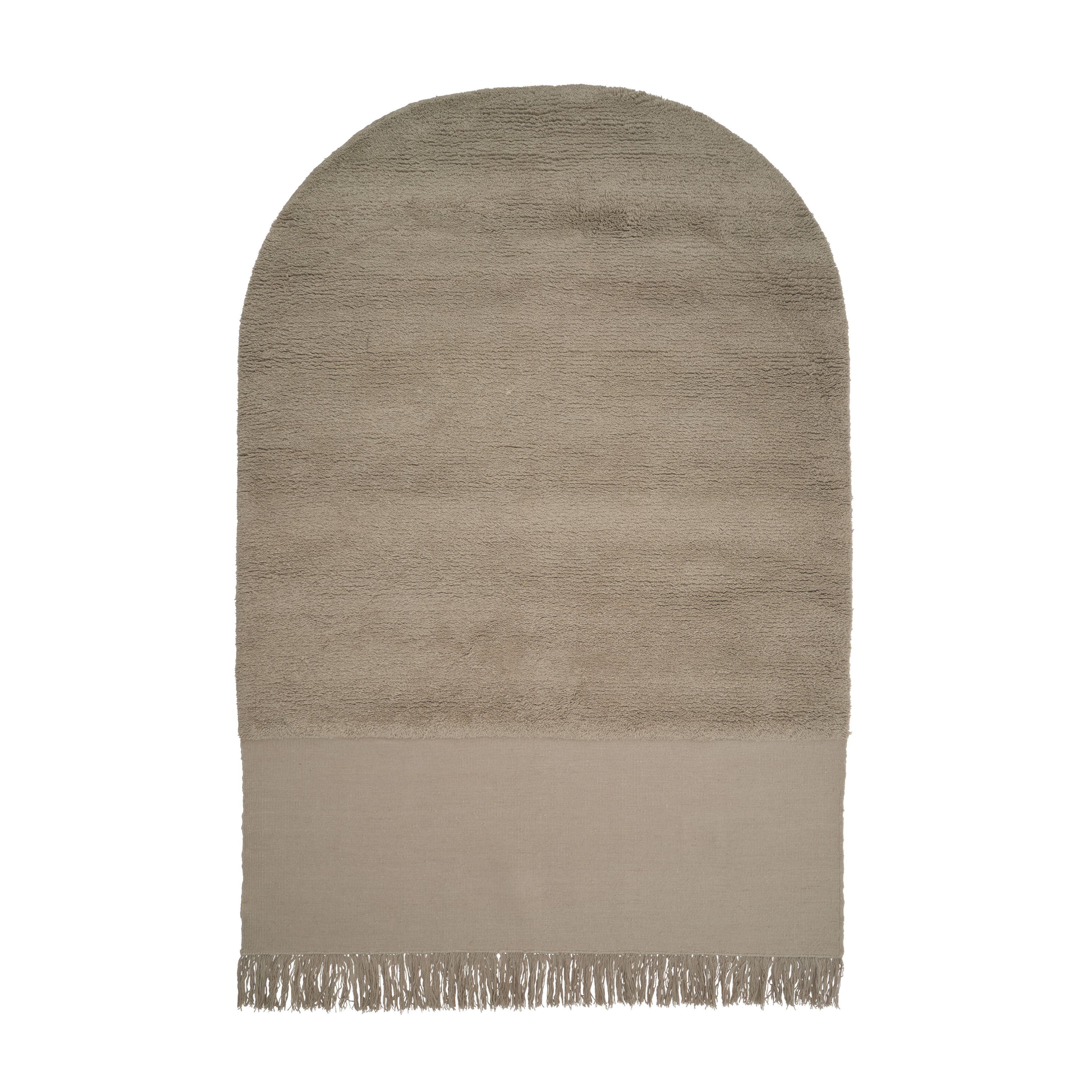 Vloerkleed ETERNAL EYE - CHALK donkerbeige met lange haren