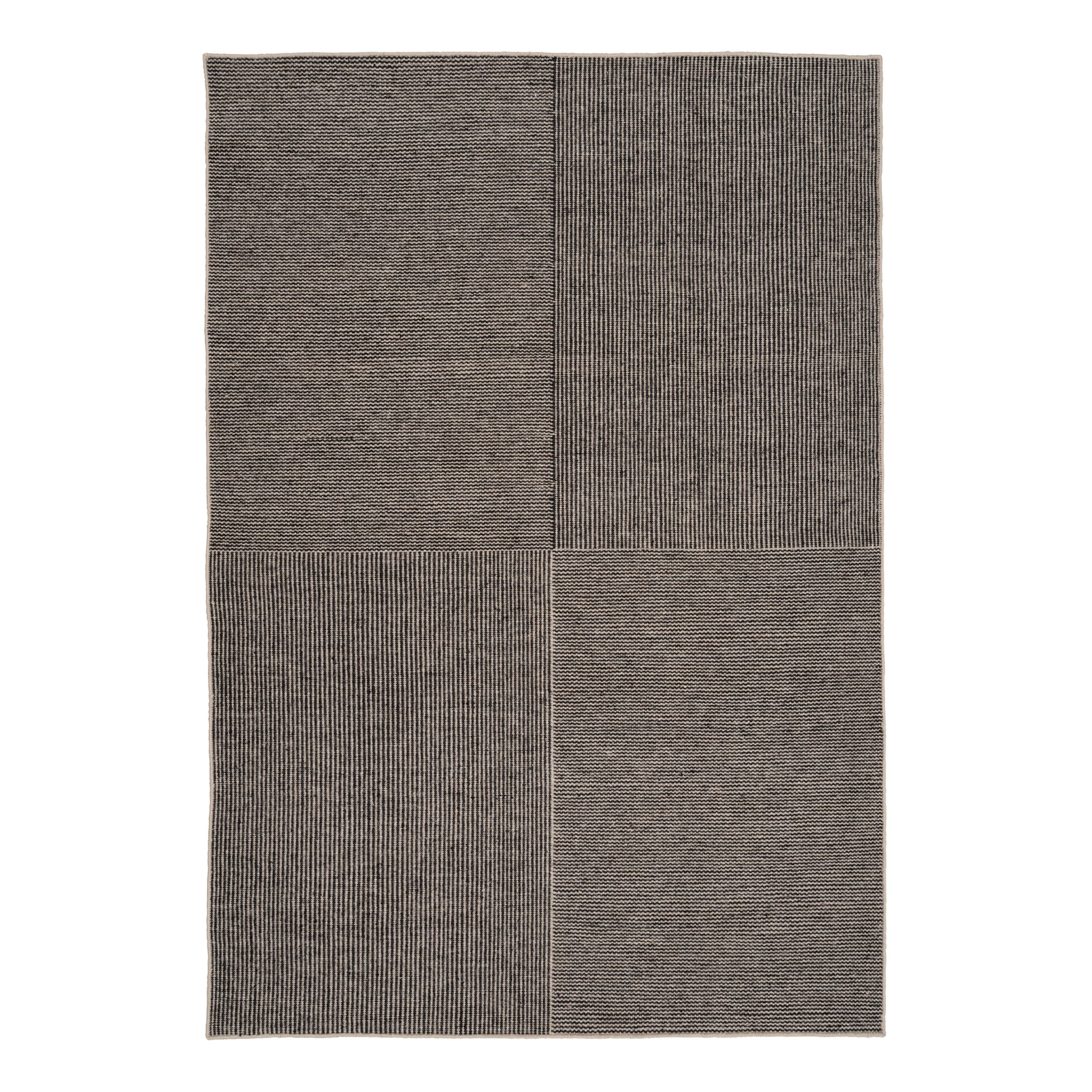 Vloerkleed KENT grijs met beige