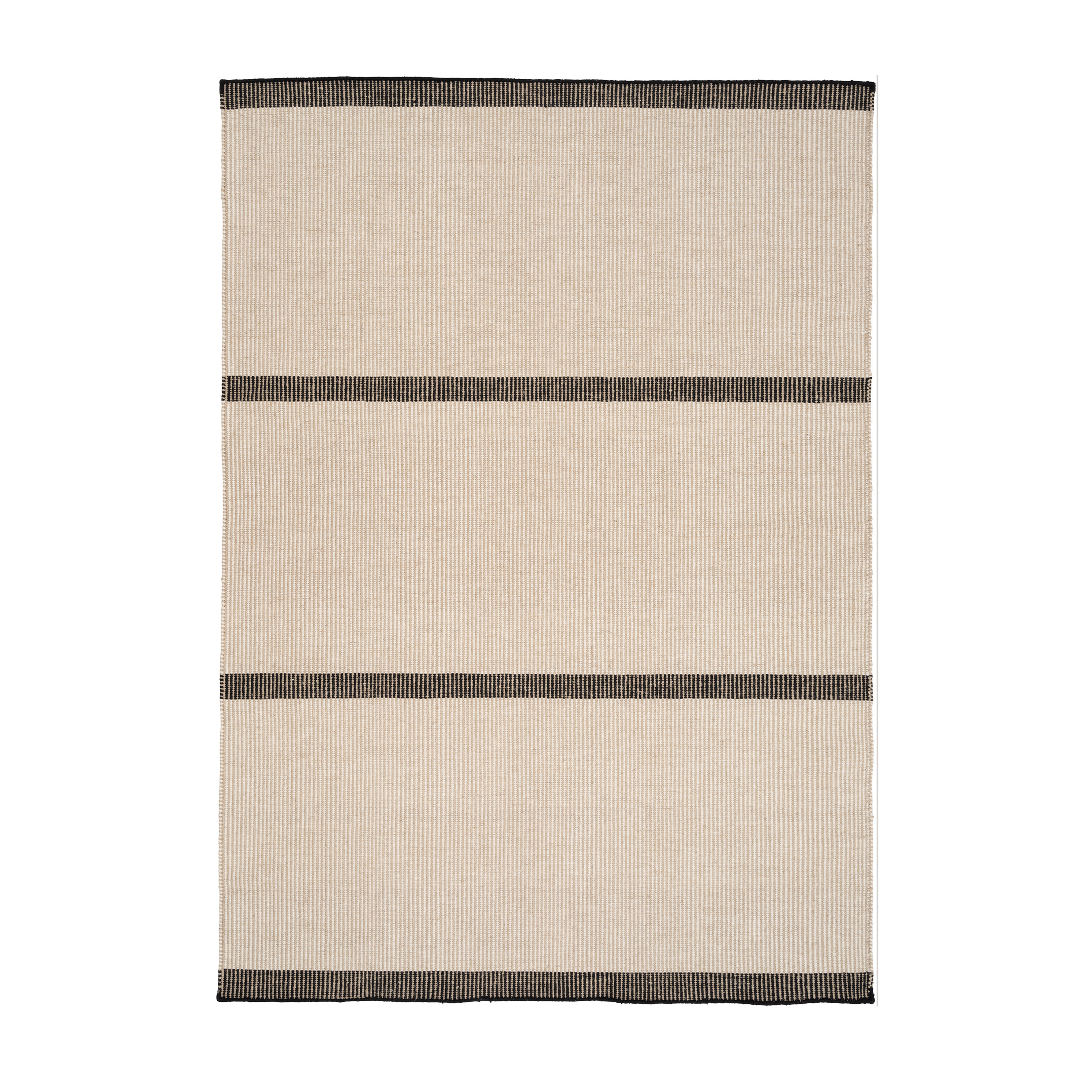 Beige RAPALLO tapijt met zwart