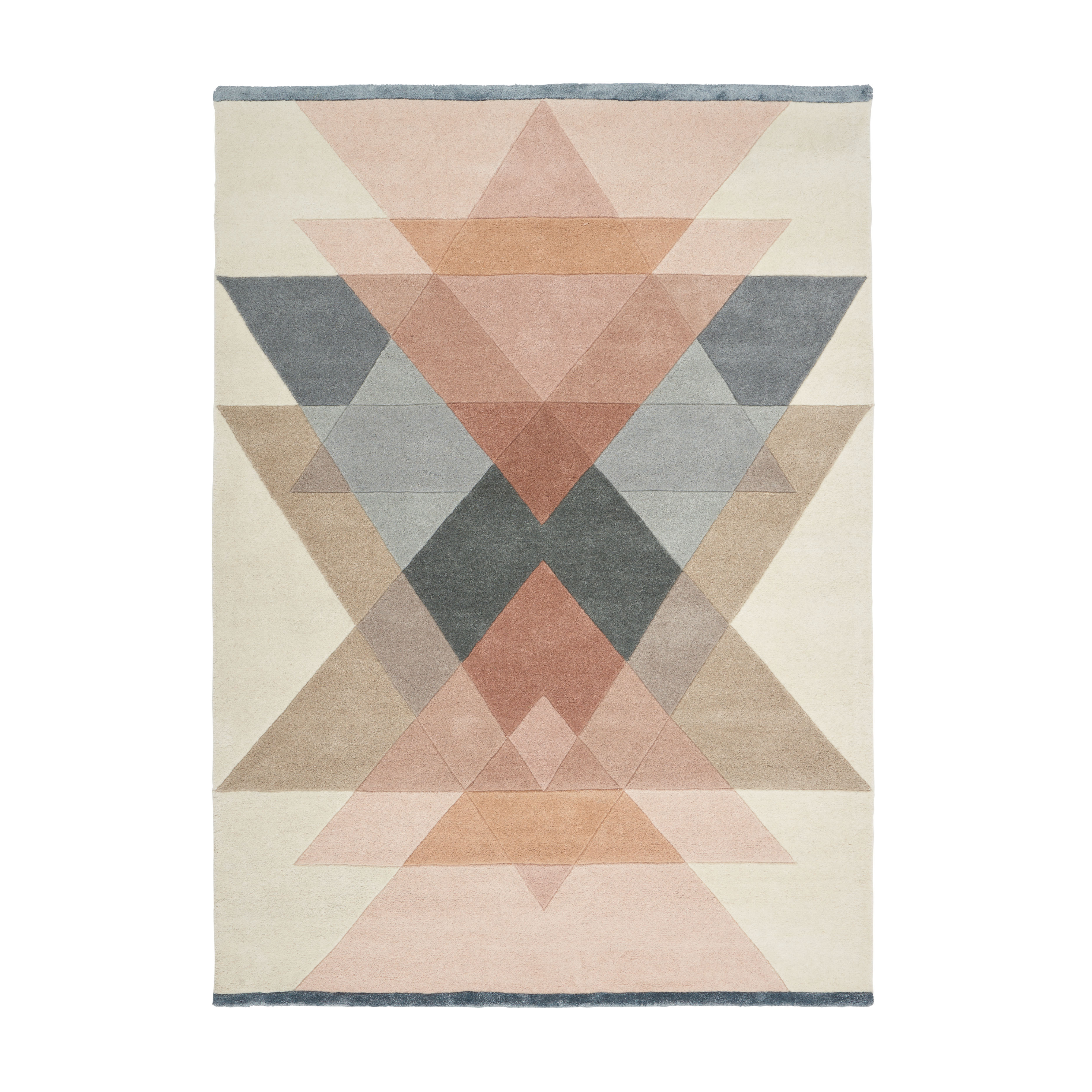 Teppich FREYA - PUDER beige mit lachsfarbenem