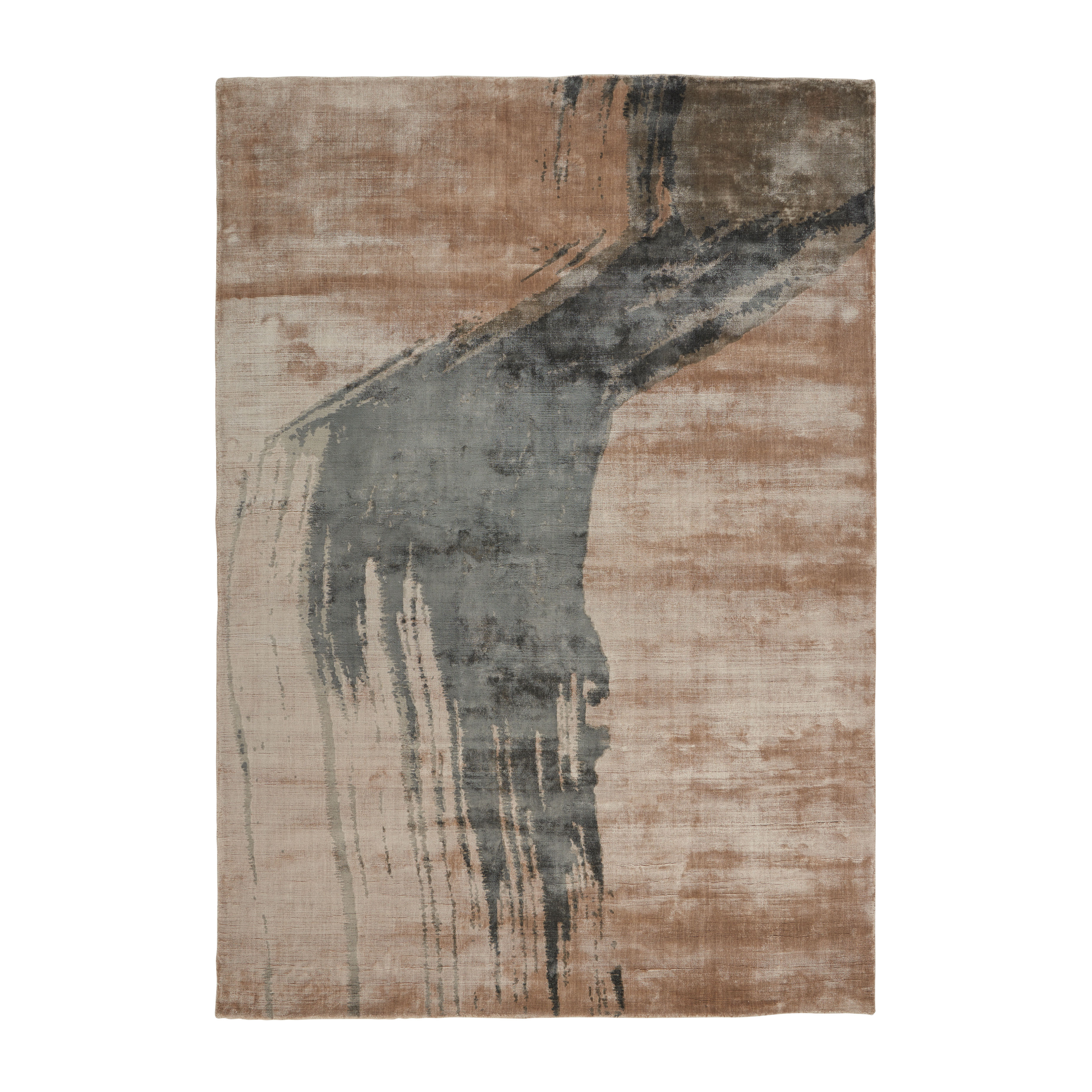 PENNELLO gray rug with beige