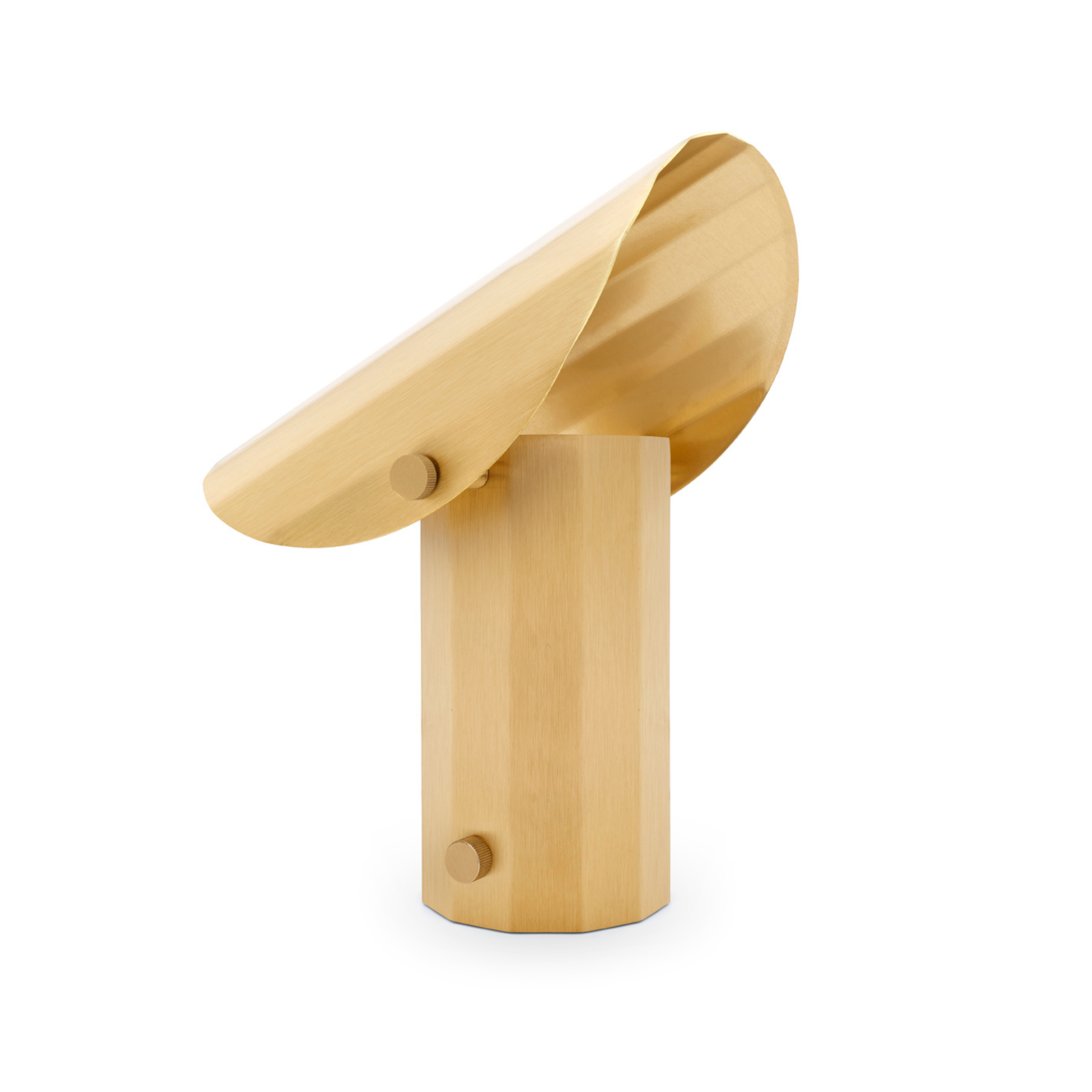 Tafellamp APOLIN geborsteld messing